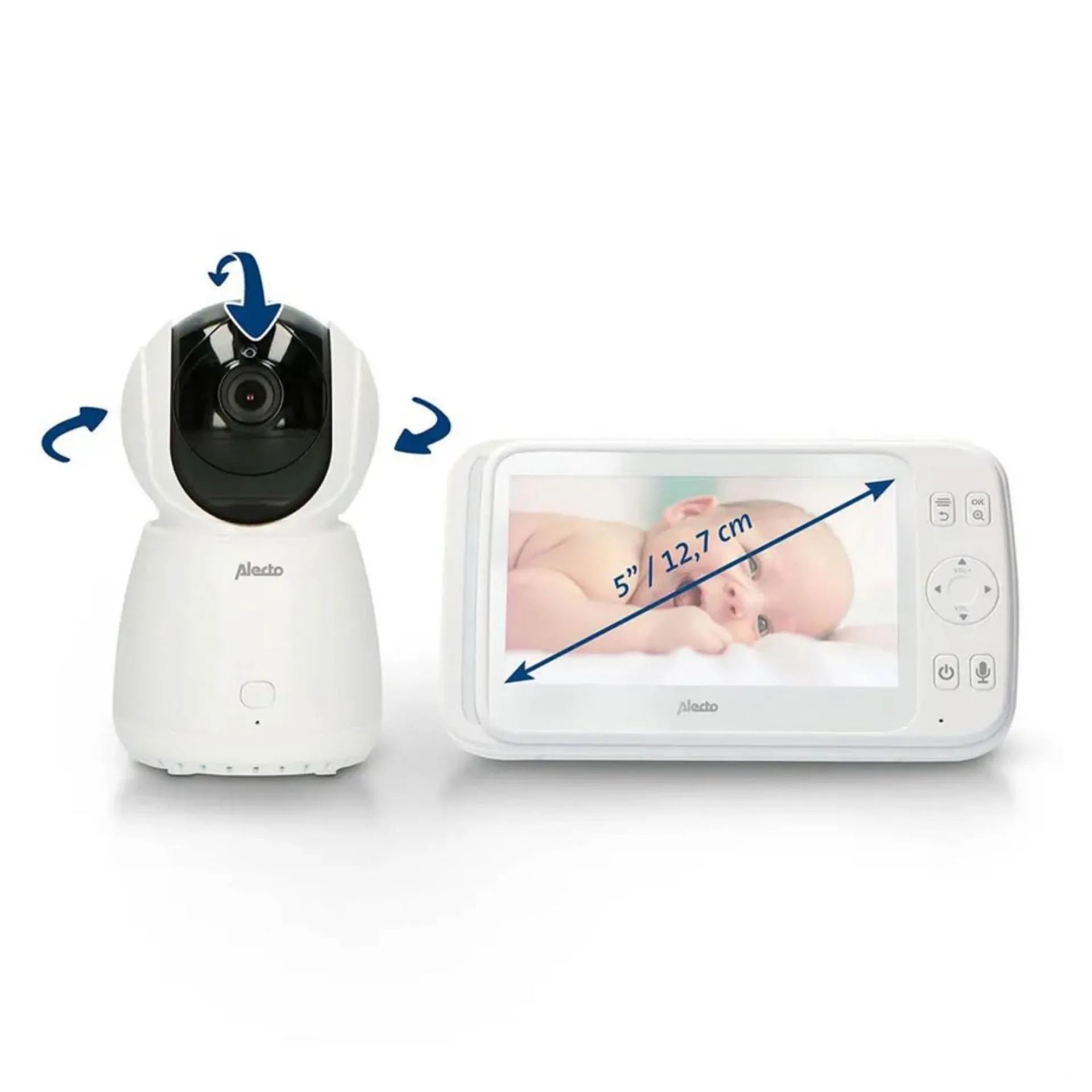 ALECTO Babyphone DVM-275, Weiss