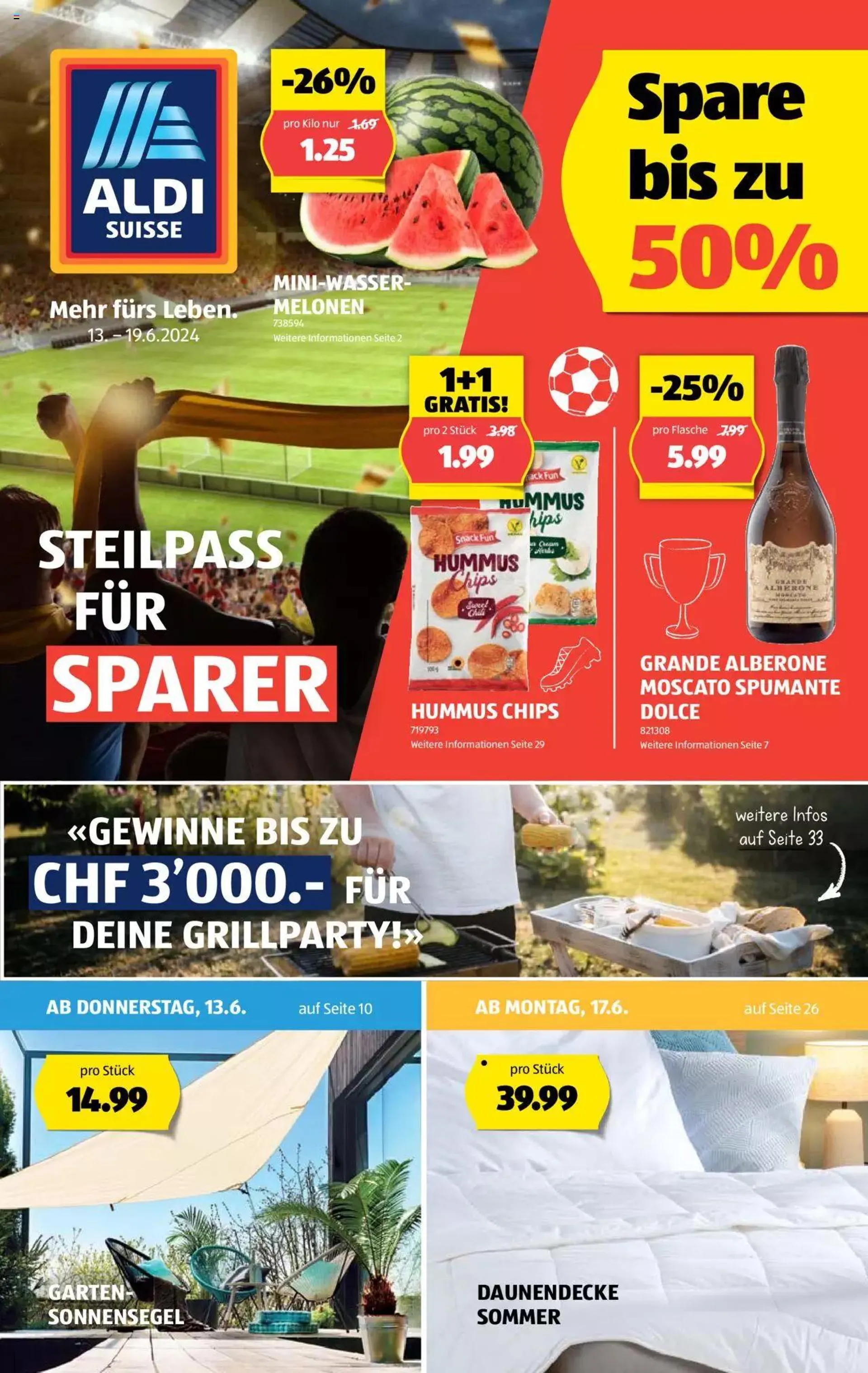 Aldi Aktionen von 13. Juni bis 19. Juni 2024 - Prospekt seite  1