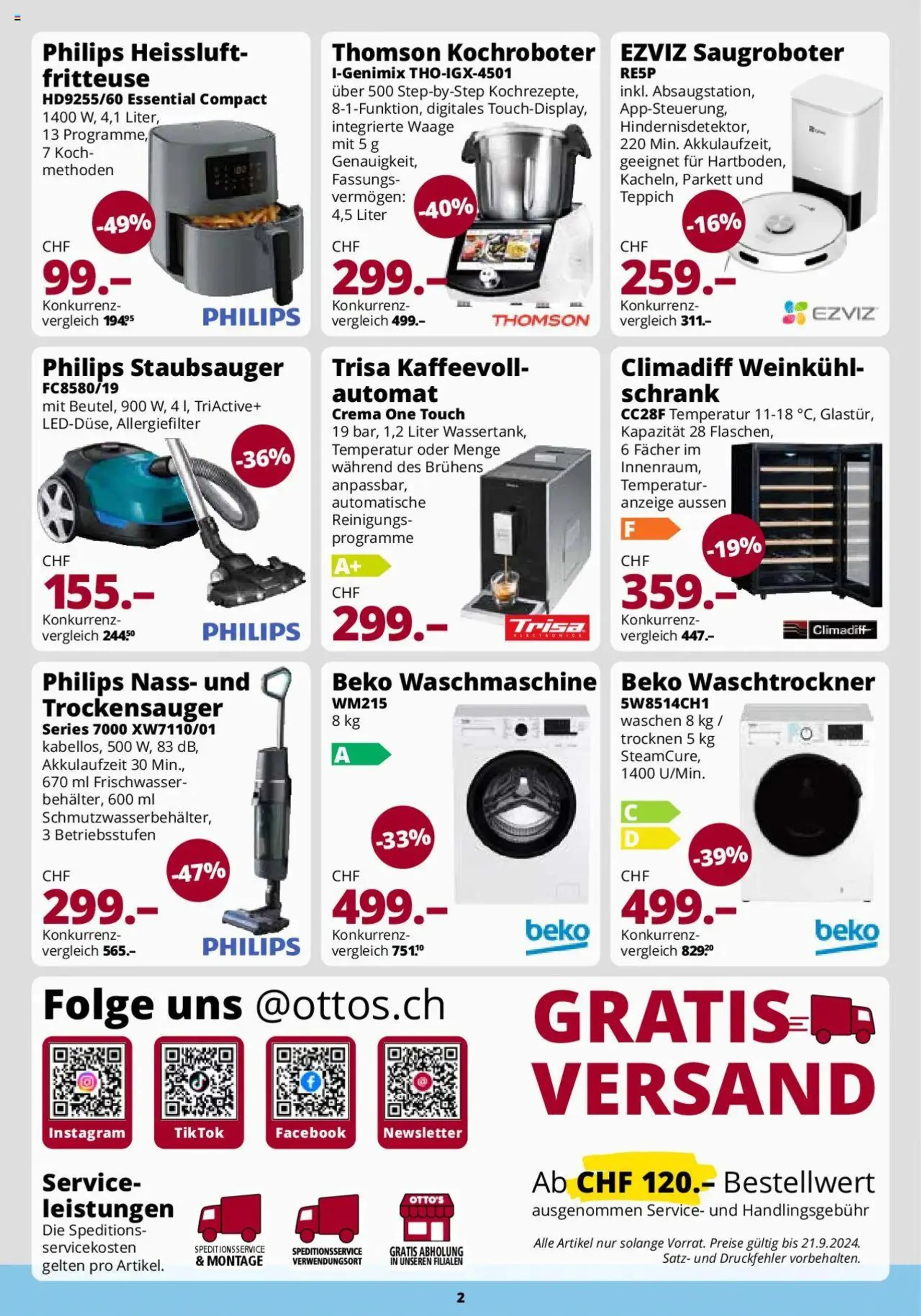 Otto's Katalog September von 24. August bis 31. Dezember 2024 - Prospekt seite  2