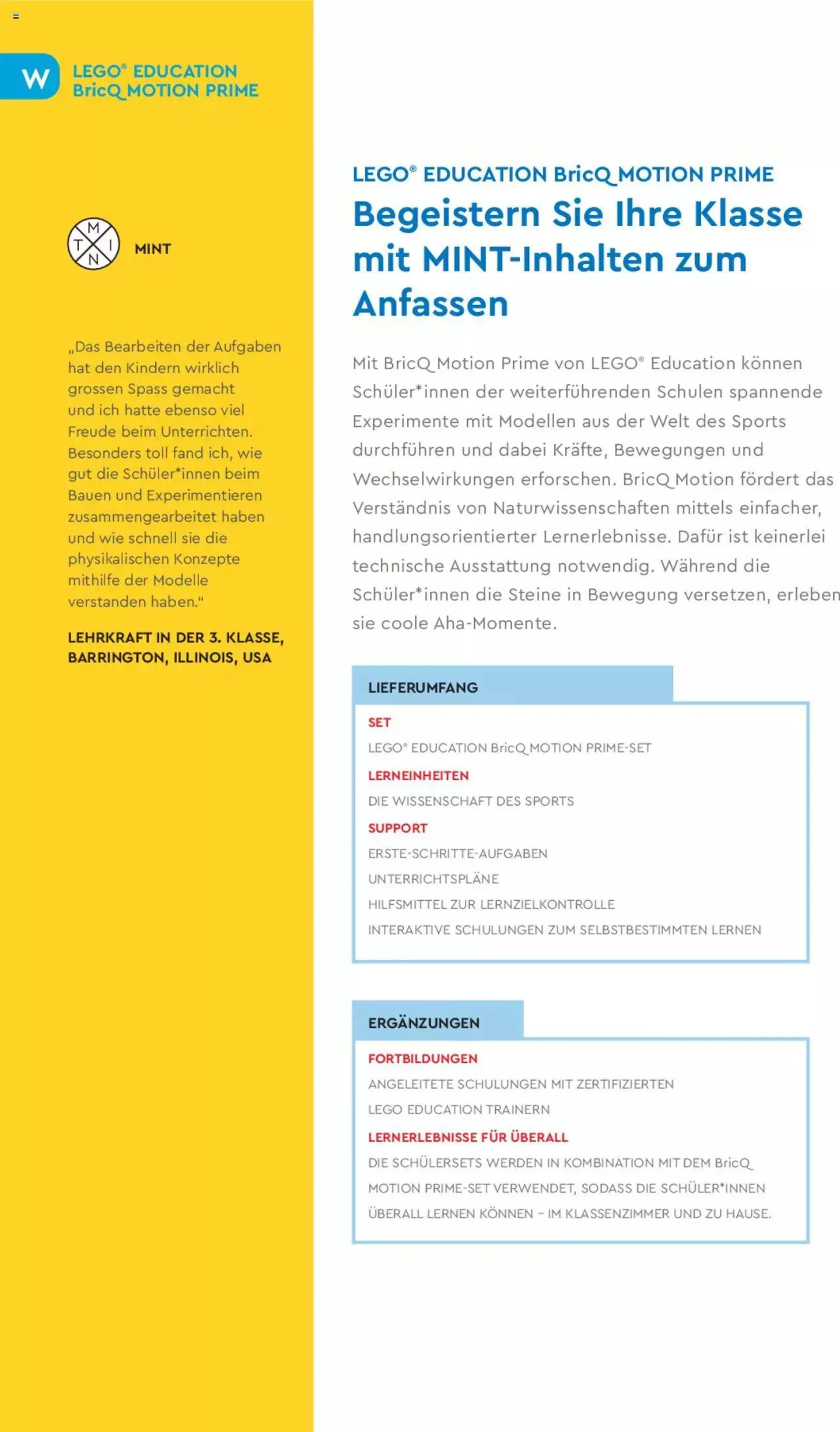Conrad - Lego Education Lernkonzepte von 6. April bis 31. Dezember 2023 - Prospekt seite  10