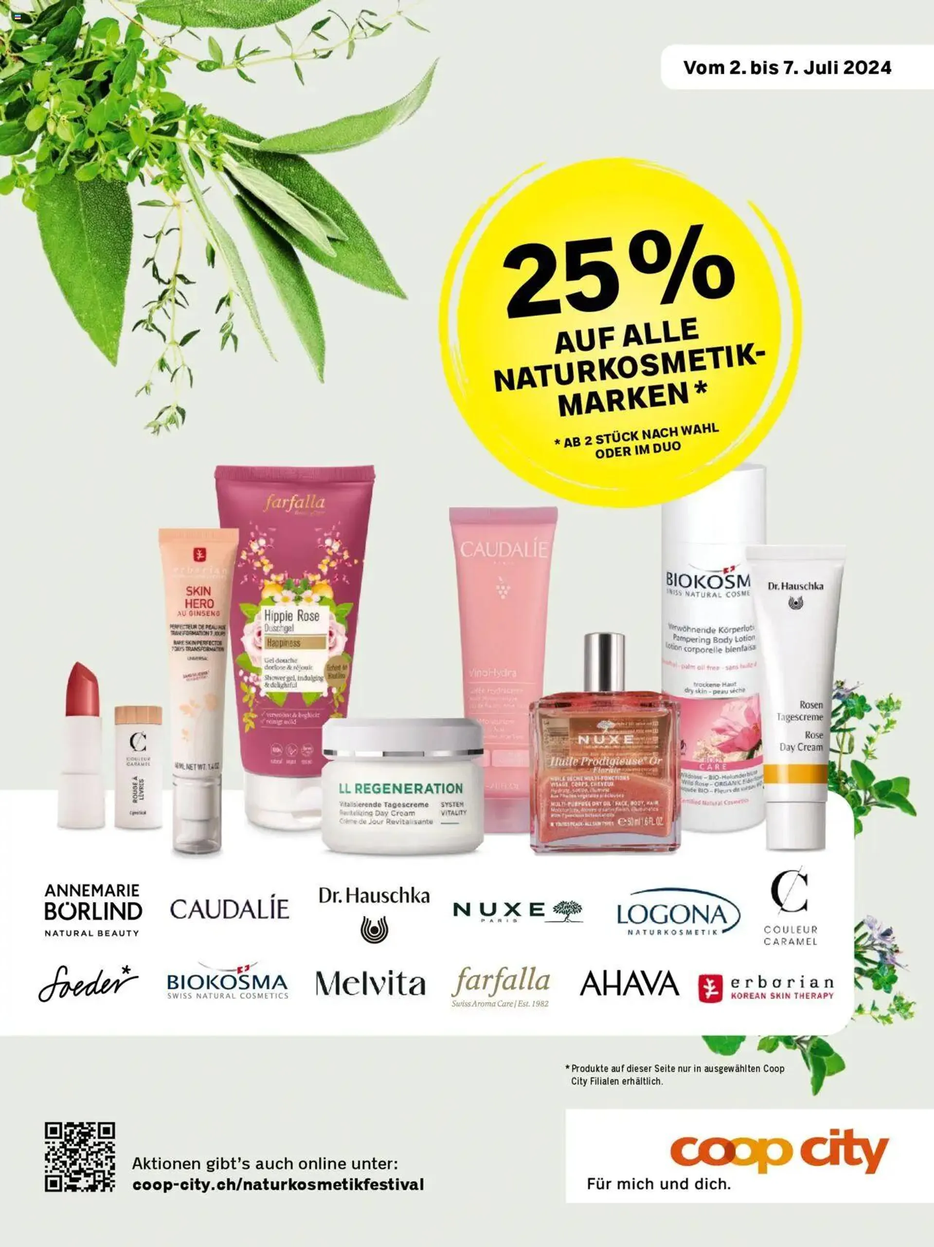 Coop City Aktionen Beauty & Life von 2. Juli bis 31. Dezember 2024 - Prospekt seite  3