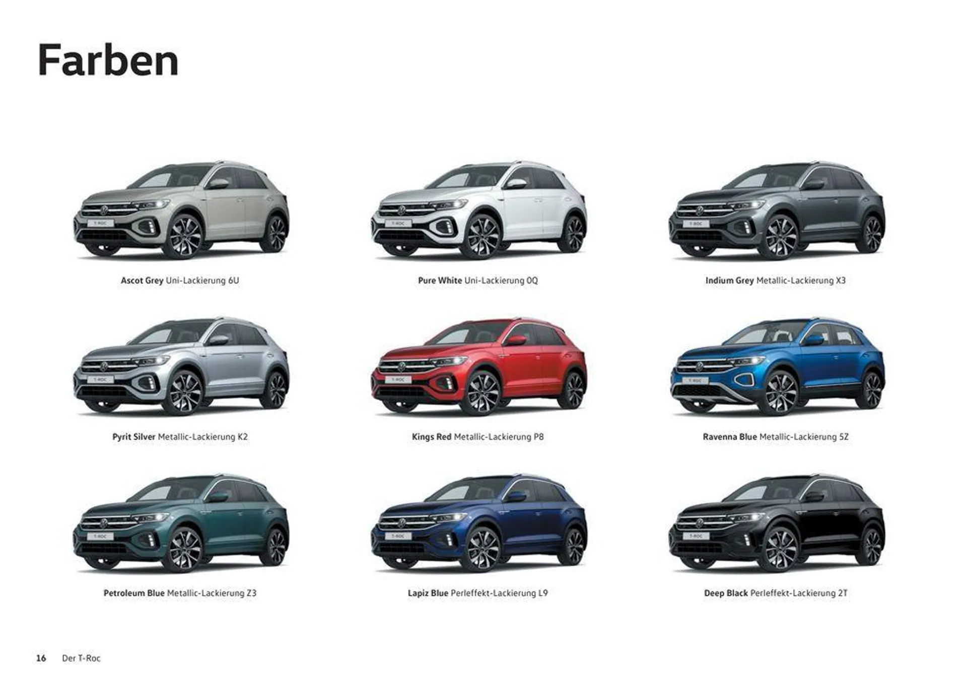 Der T-Roc von 16. Januar bis 31. Dezember 2024 - Prospekt seite  16