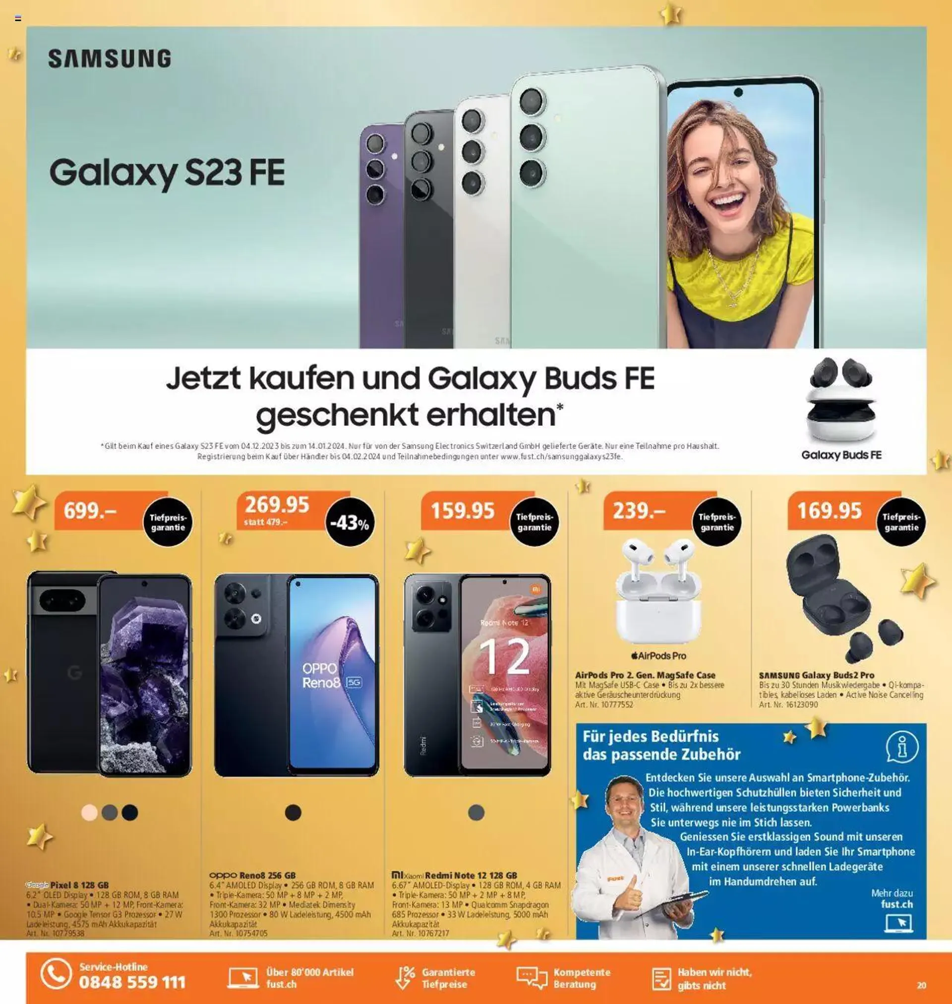 Fust Aktionen von 4. Dezember bis 10. Dezember 2023 - Prospekt seite  20
