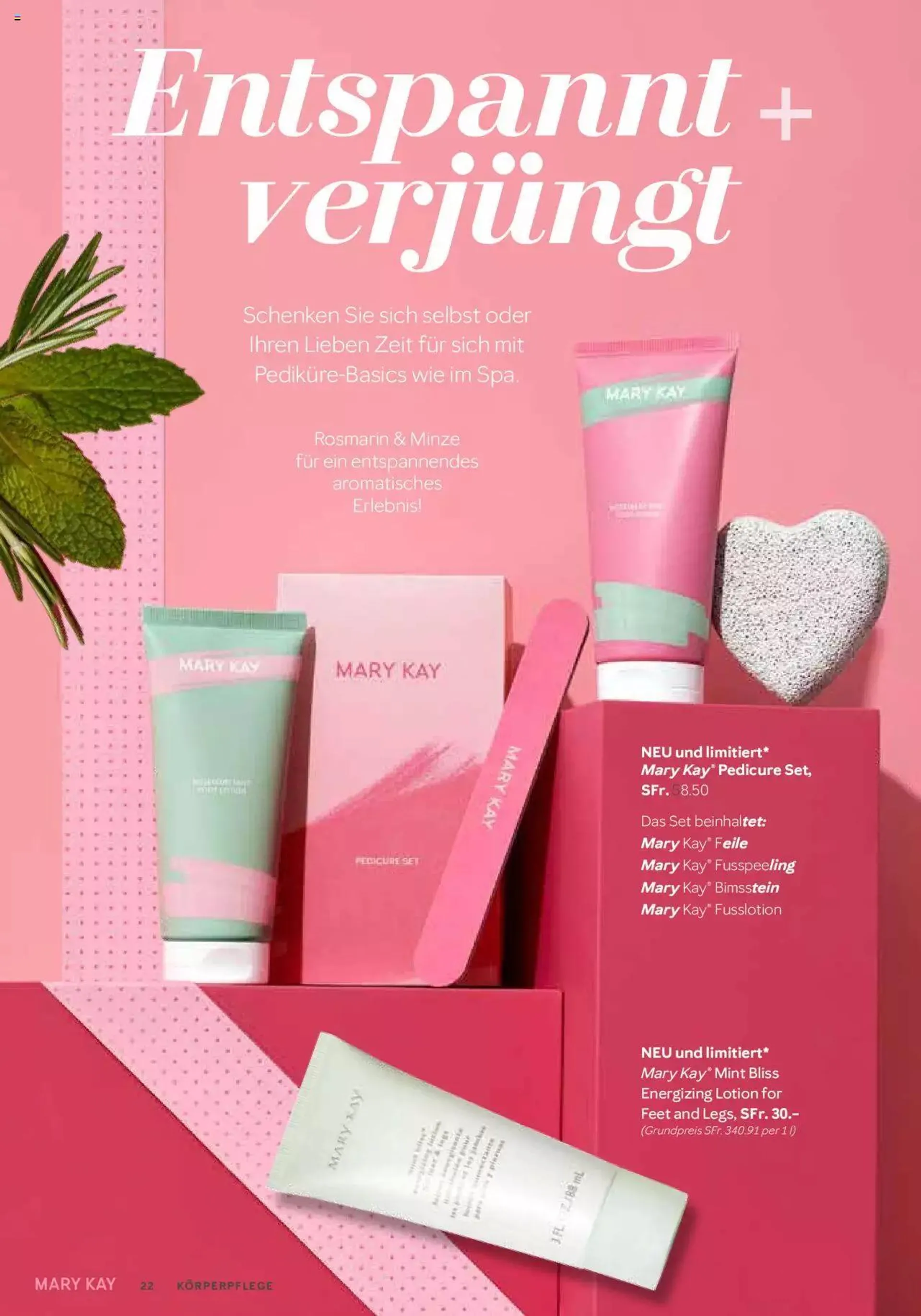 Mary Kay Aktionen von 16. April bis 31. Dezember 2024 - Prospekt seite  22