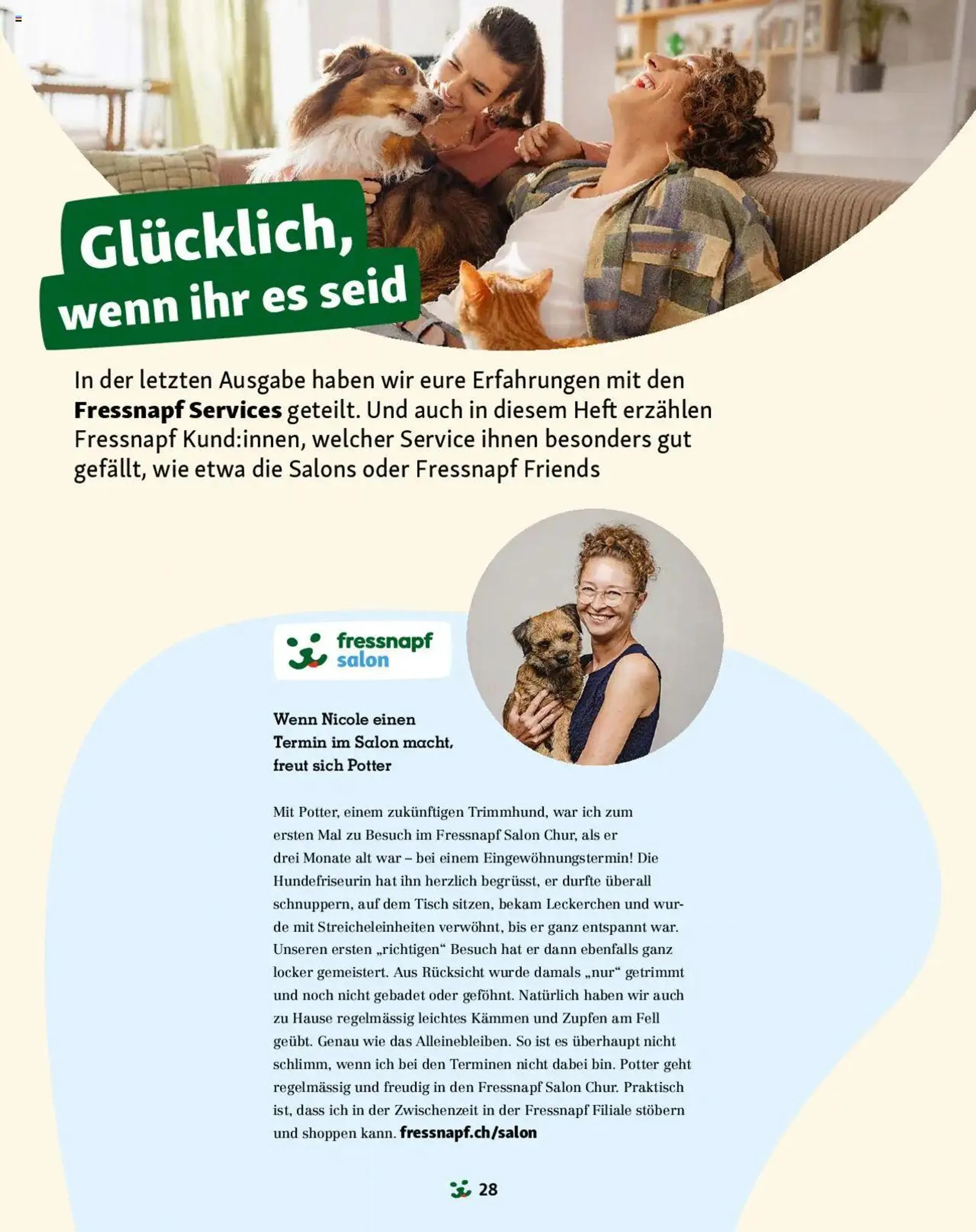 Fressnapf Magazin von 1. September bis 31. Oktober 2024 - Prospekt seite  28