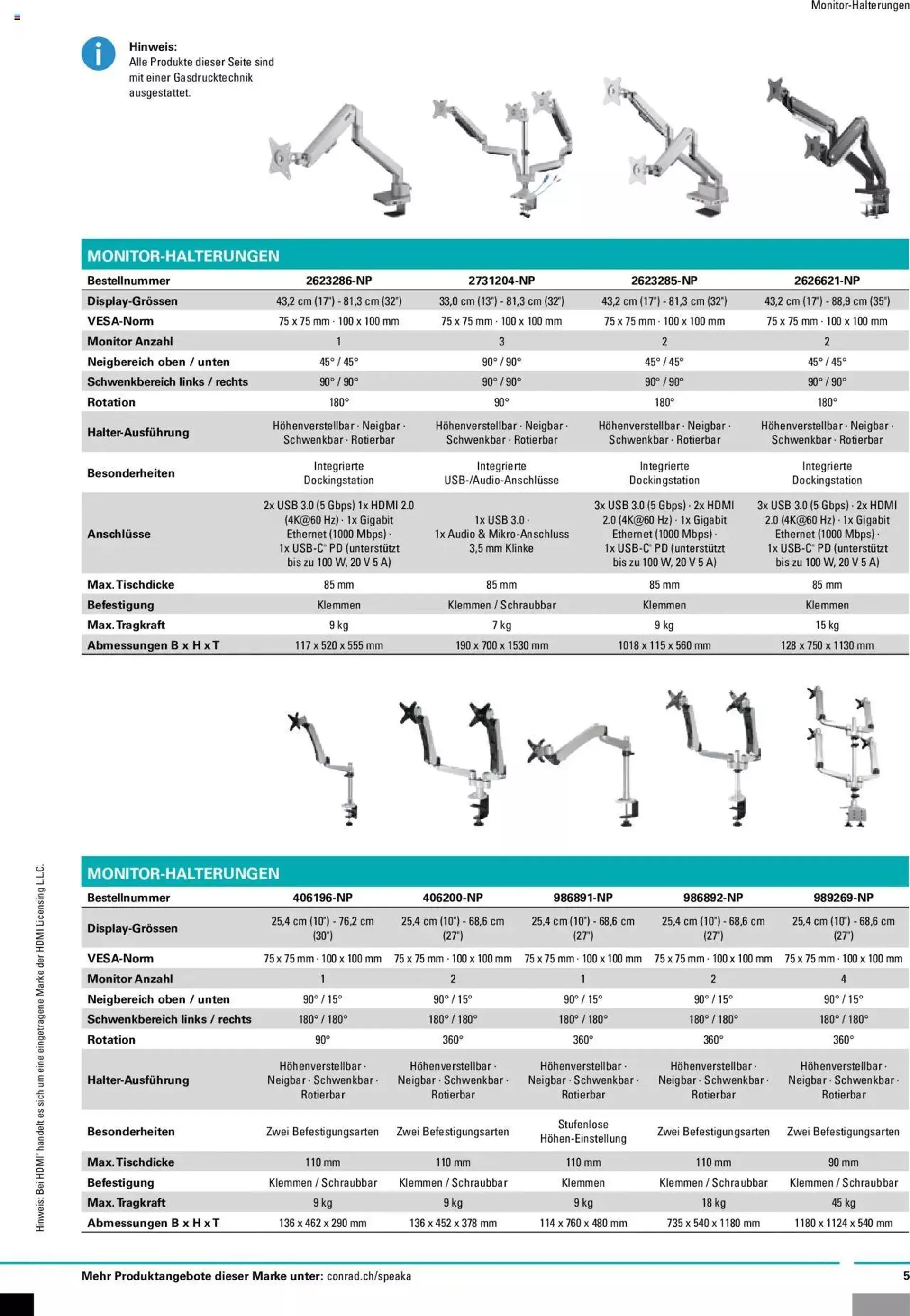 Conrad Halter Systeme von 5. September bis 31. Dezember 2024 - Prospekt seite  5