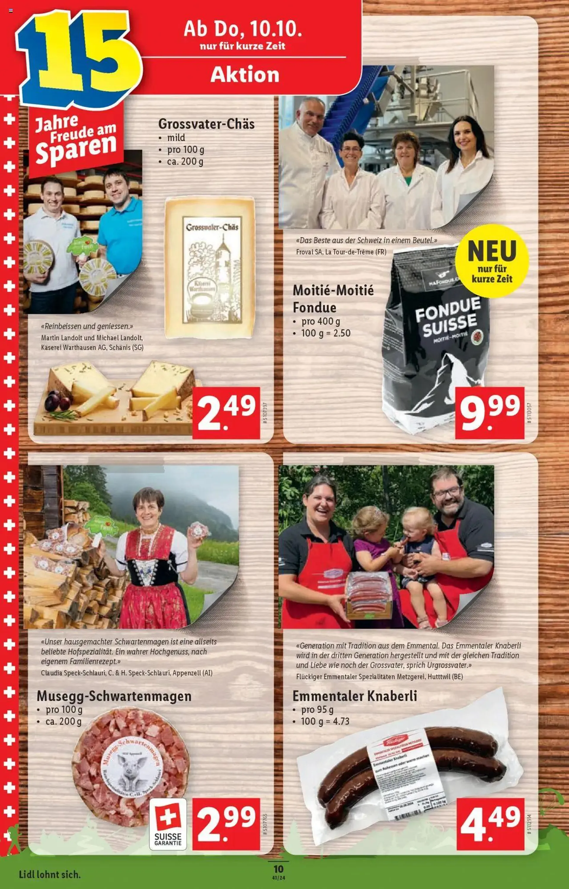 Lidl Aktionen von 10. Oktober bis 16. Oktober 2024 - Prospekt seite  10