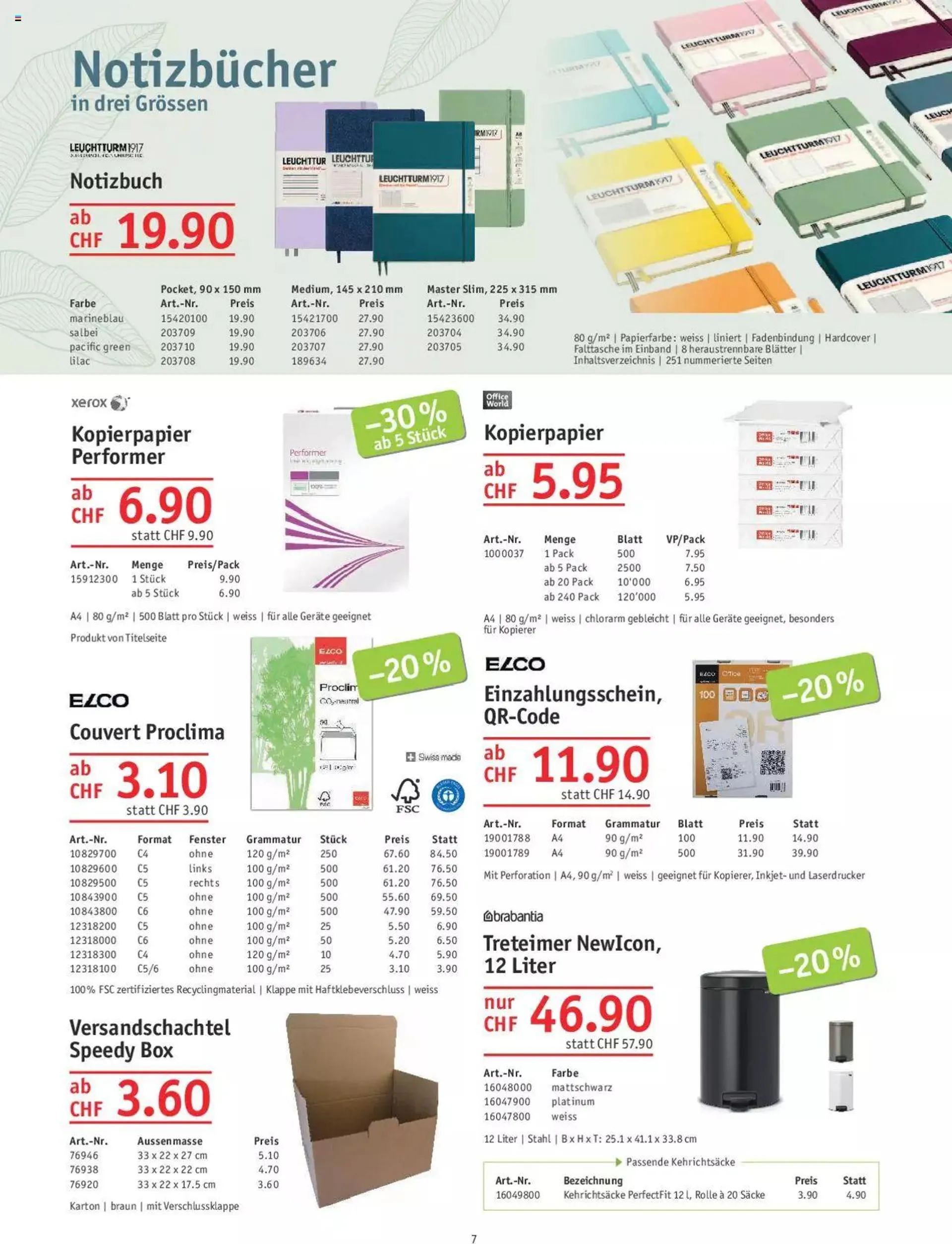 Office World Aktionen von 24. August bis 27. September 2023 - Prospekt seite  7