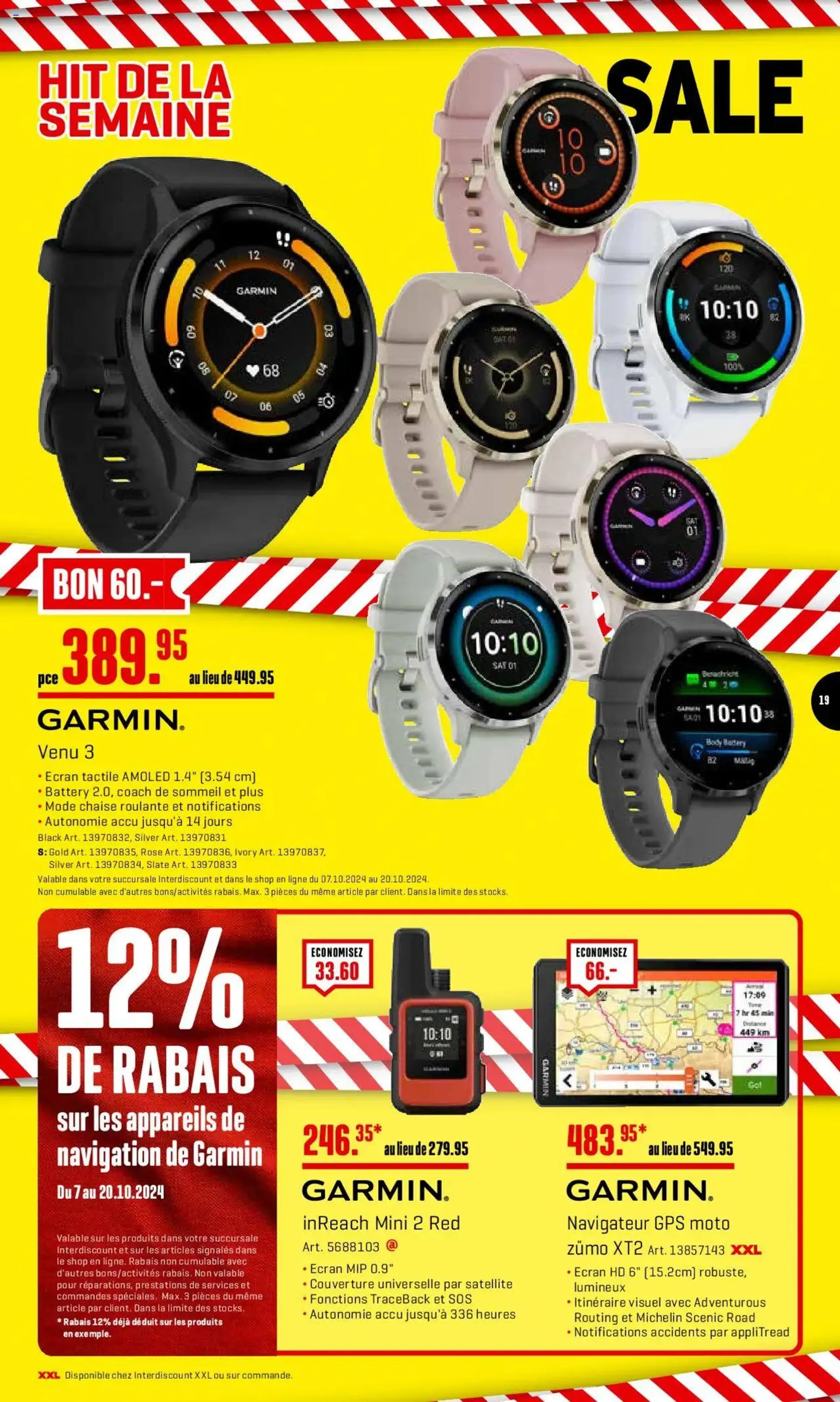 Interdiscount Aktionen FR von 7. Oktober bis 20. Oktober 2024 - Prospekt seite  19