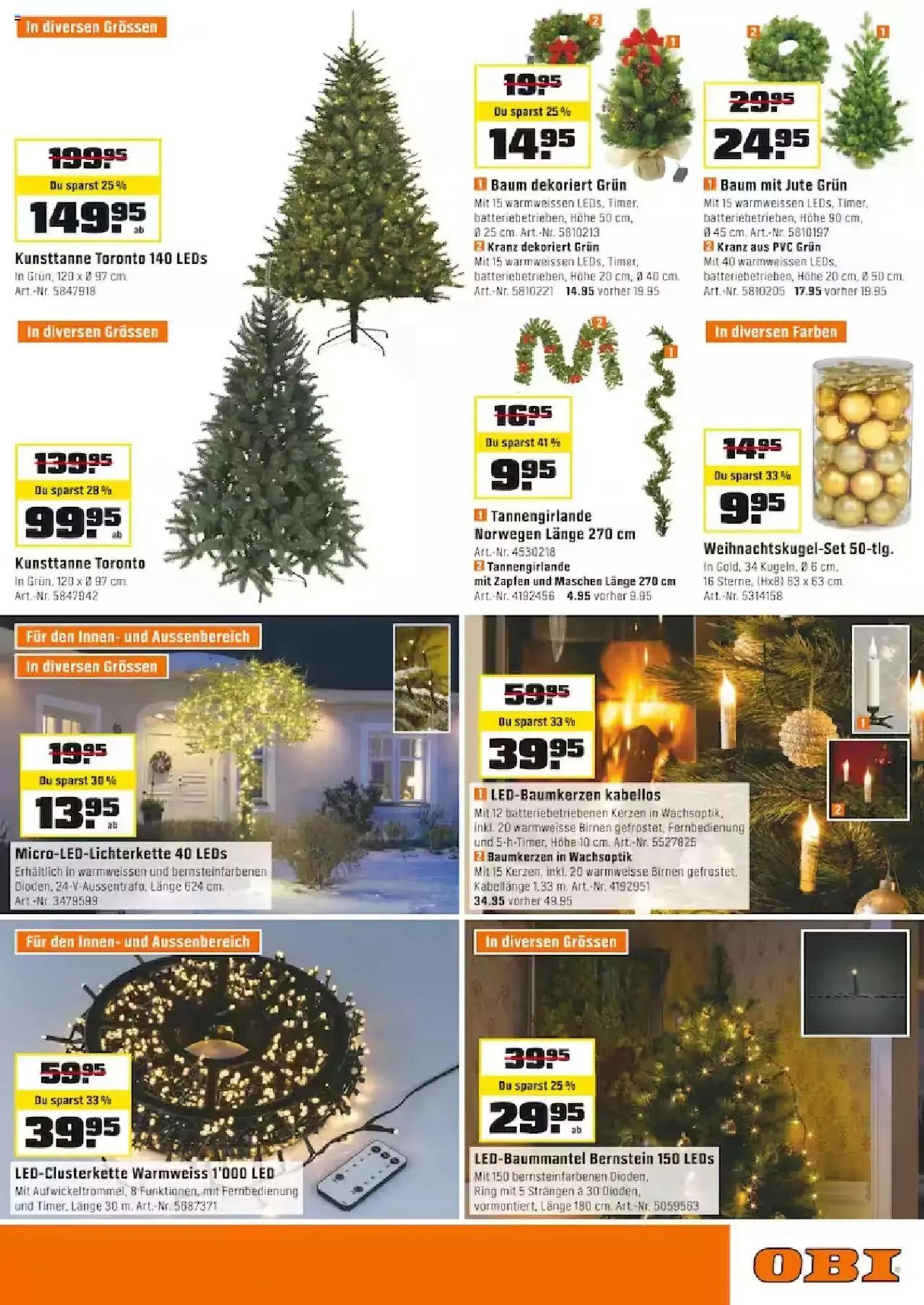 OBI Aktionen von 27. November bis 9. Dezember 2023 - Prospekt seite  5