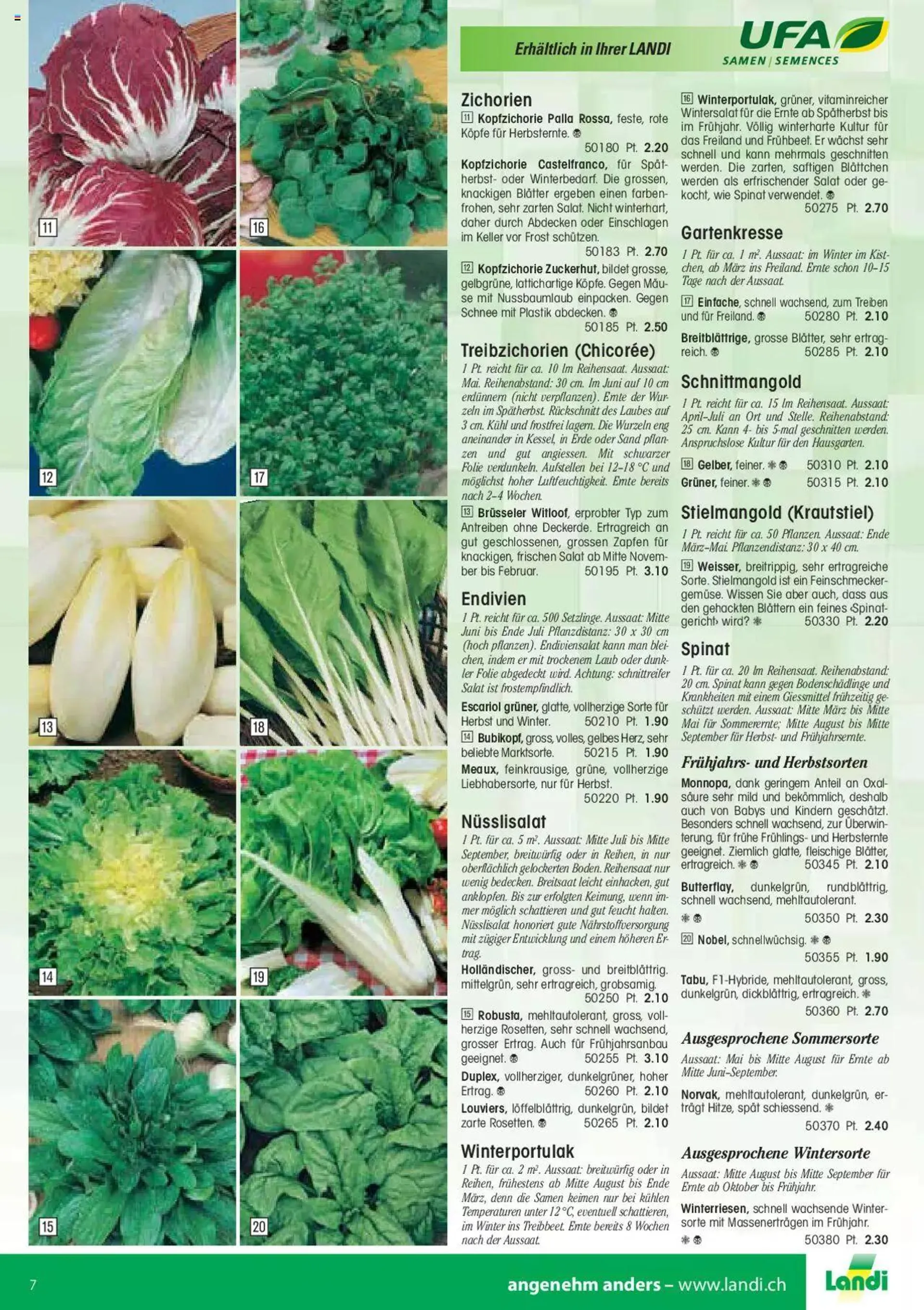 Landi - Gartensamen 2022 von 12. Januar bis 31. Dezember 2023 - Prospekt seite  7