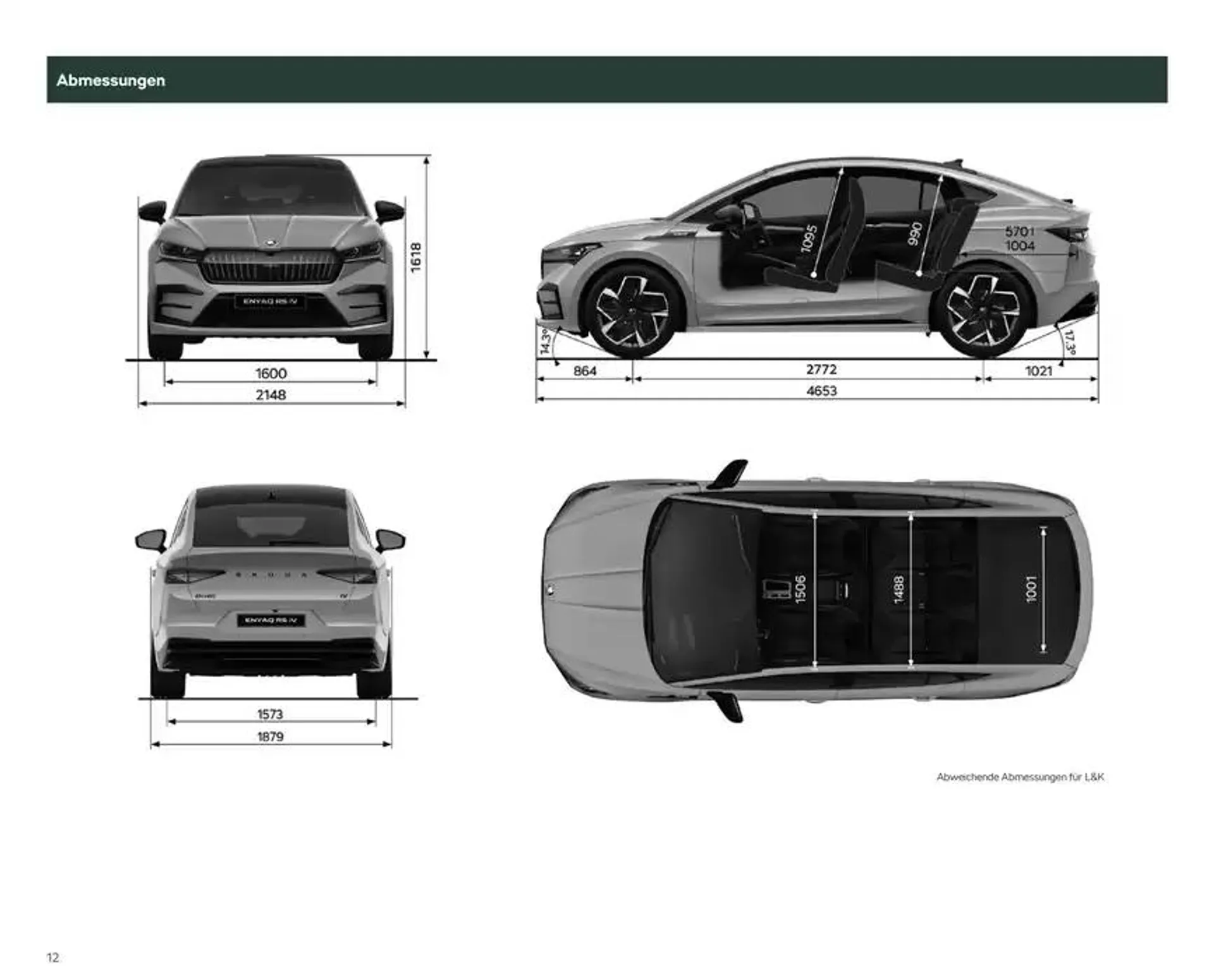 Preisliste Enyaq Coupé RS von 24. Oktober bis 7. November 2024 - Prospekt seite  12