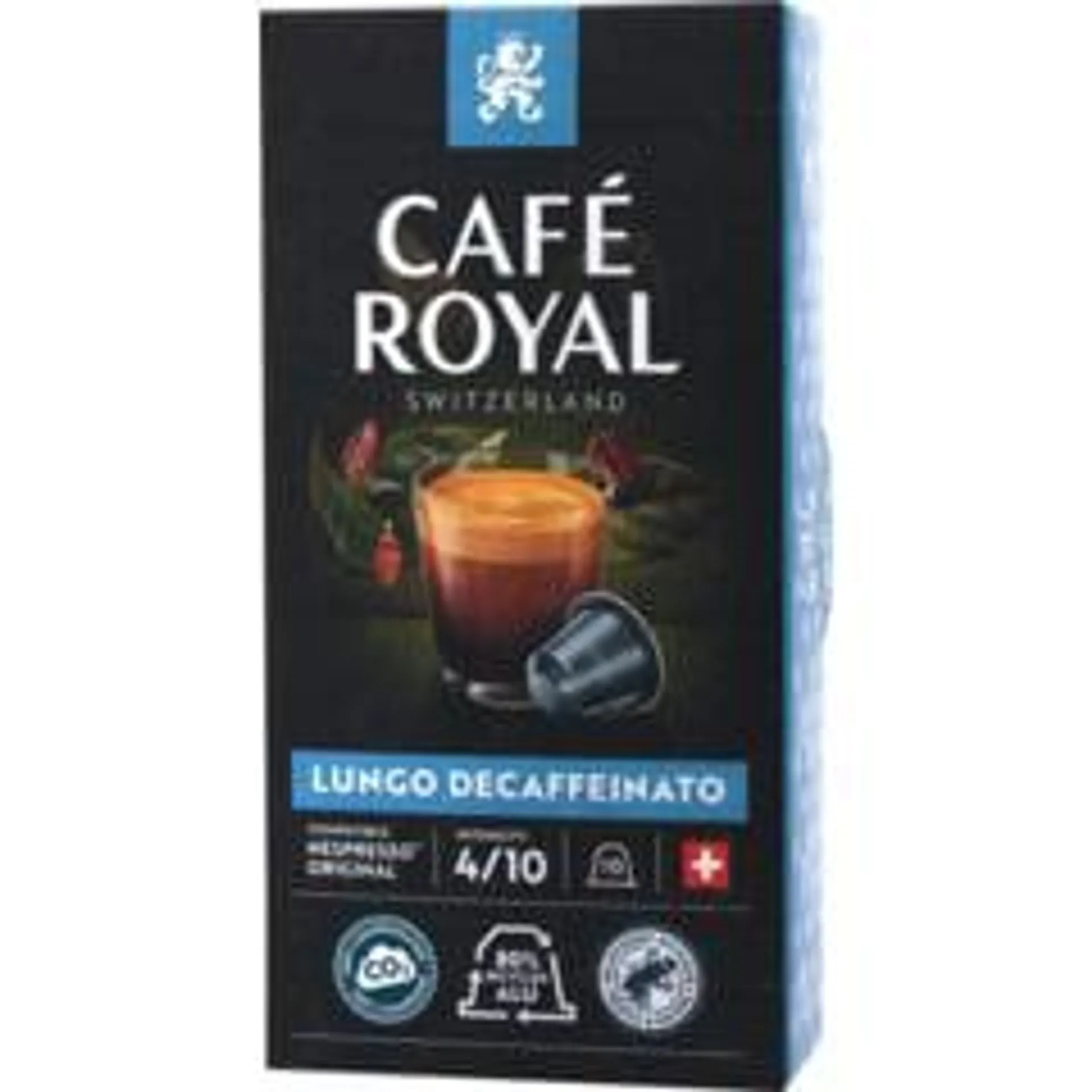 Café Royal Lungo Decaffeinato 10 Kapseln