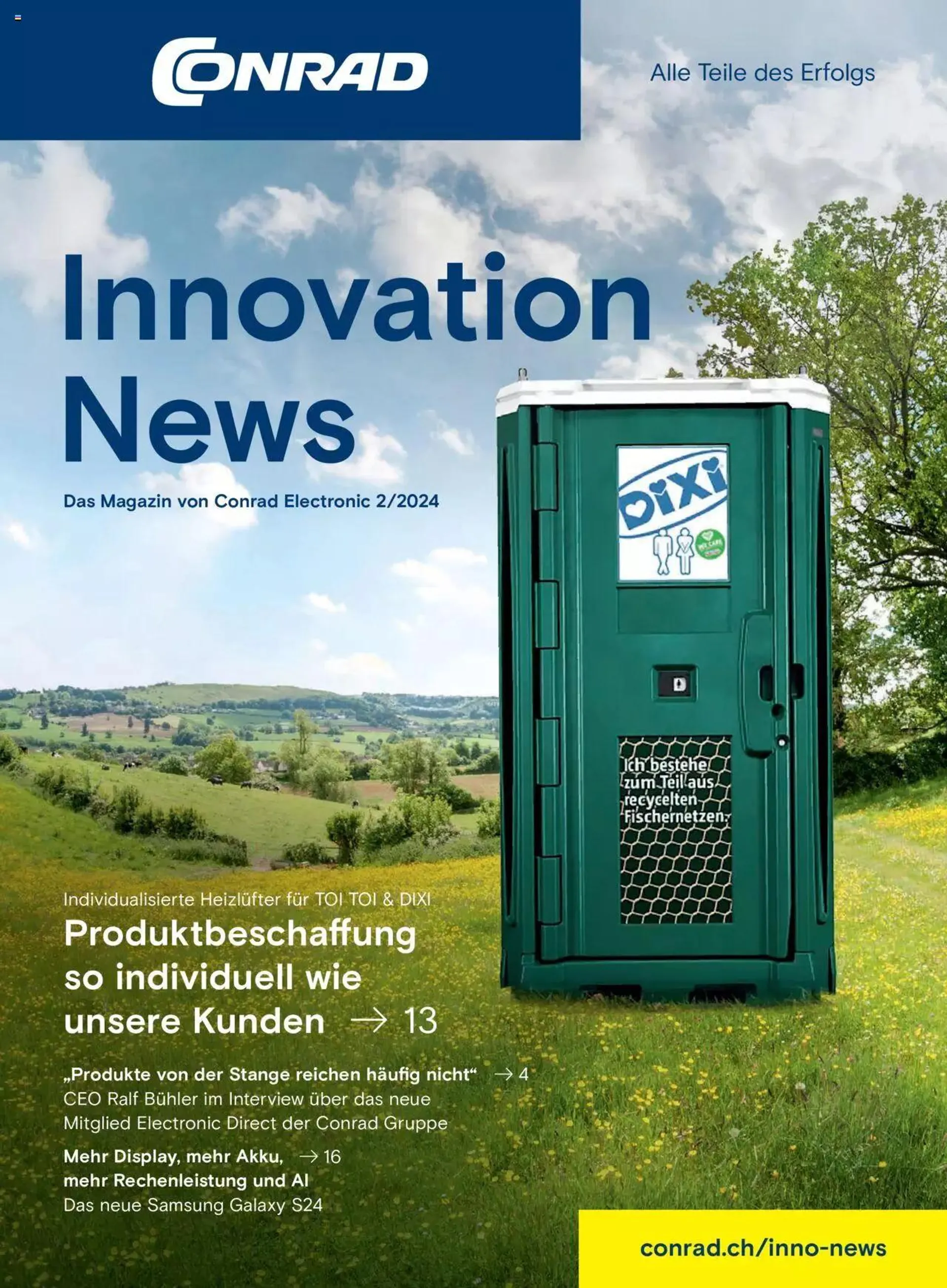 Conrad Aktionen Innovation News von 1. Mai bis 31. Dezember 2024 - Prospekt seite  1