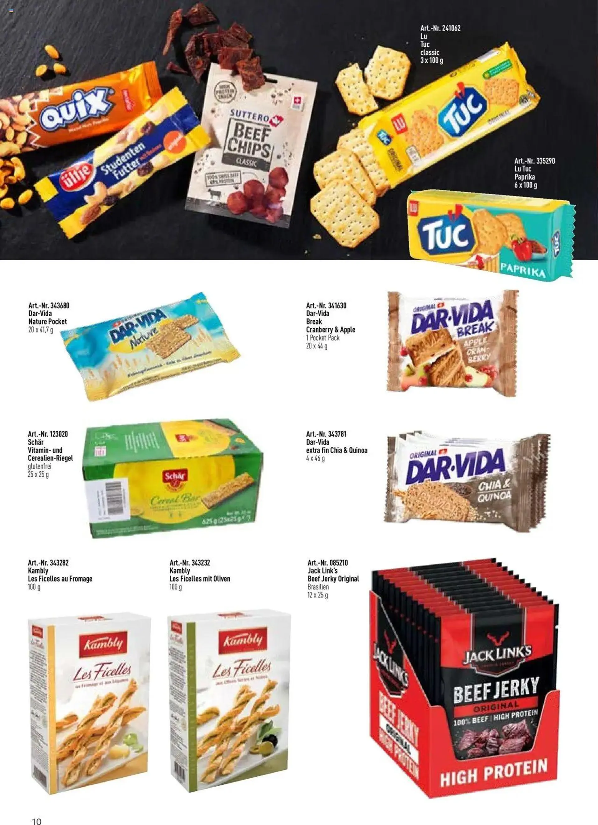 Prodega Aktionen Sortiments-Ideen für Kiosk und Shop von 1. August bis 31. Dezember 2024 - Prospekt seite  10