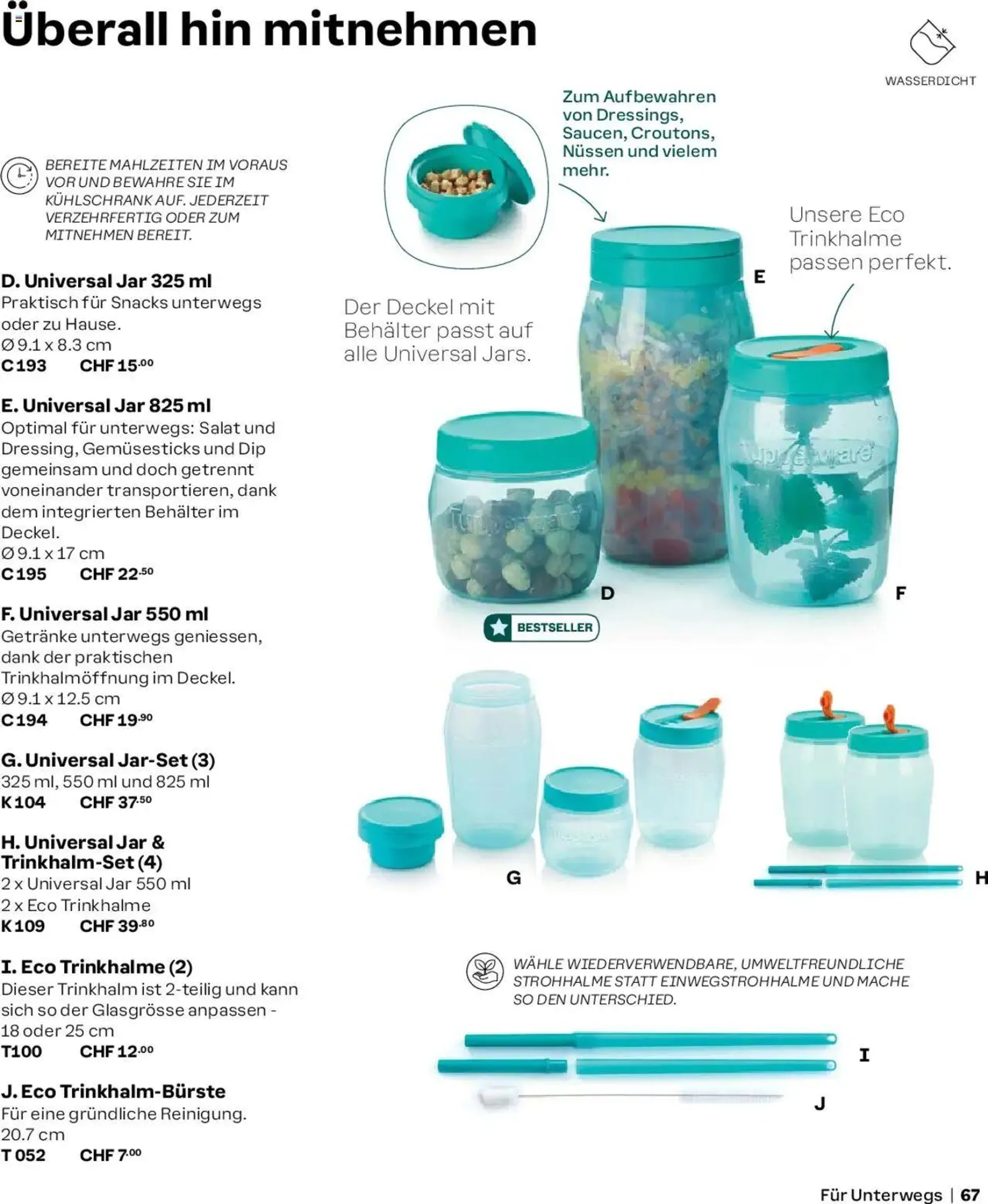 Tupperware Aktionen Herbst / Winter 2024/25 von 2. September bis 31. Dezember 2024 - Prospekt seite  67