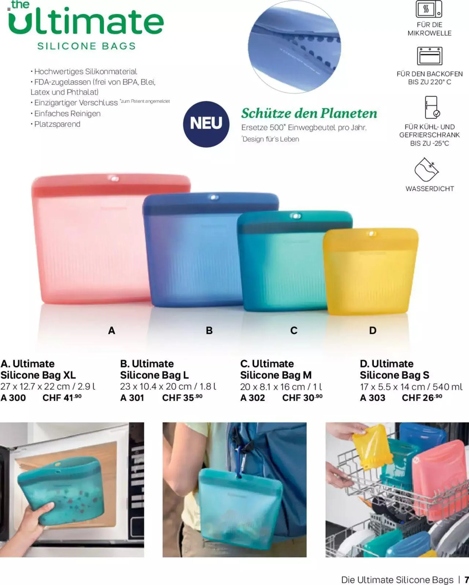 Tupperware Aktionen Herbst / Winter 2023 von 1. November bis 31. Dezember 2023 - Prospekt seite  7