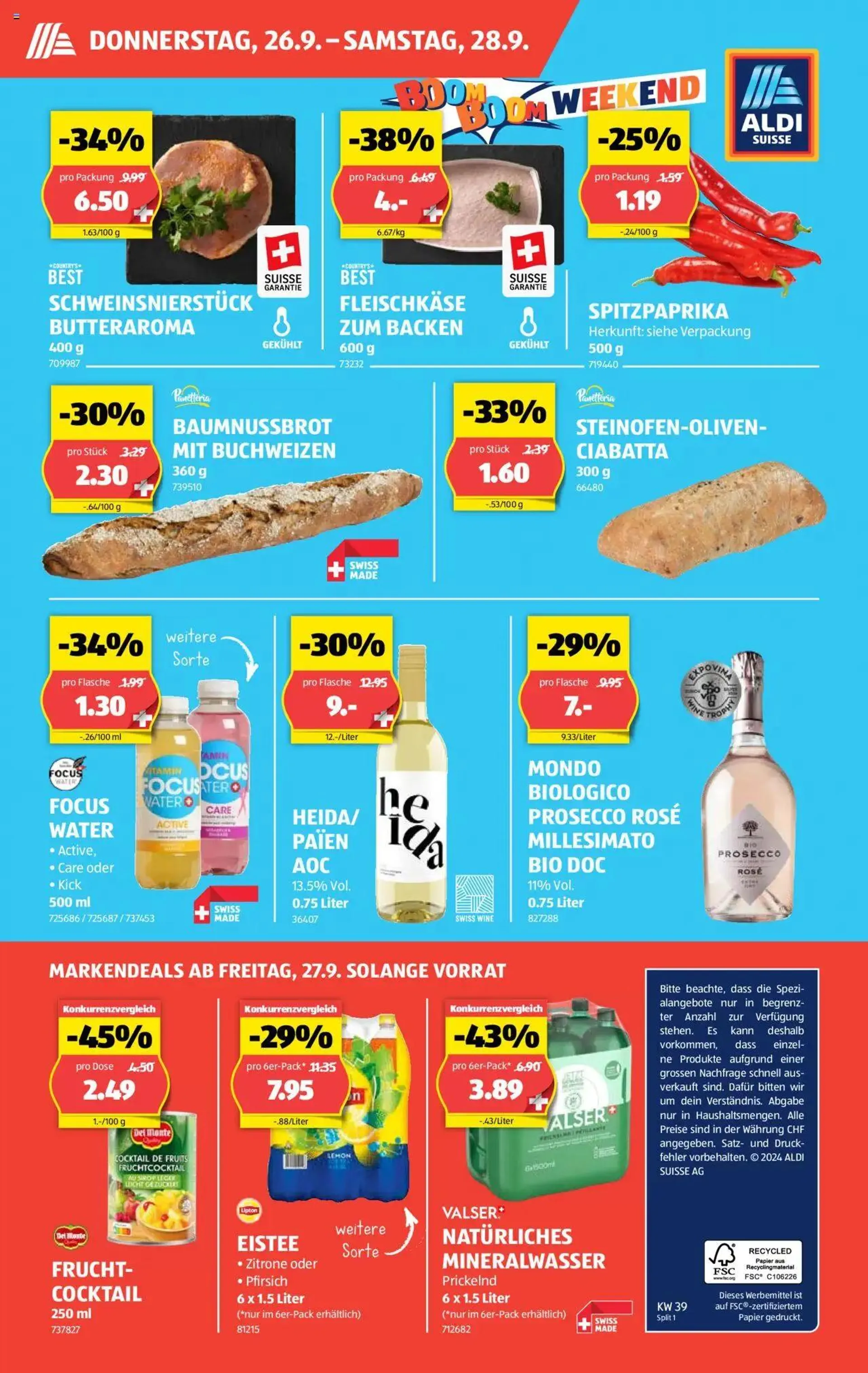 Aldi Aktionen von 26. September bis 2. Oktober 2024 - Prospekt seite  56