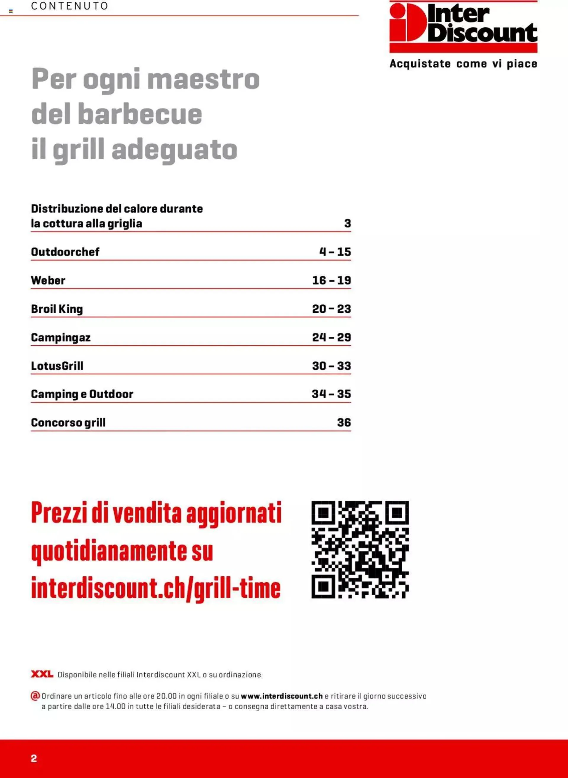 Interdiscount Prospetto Grill von 13. März bis 31. Dezember 2023 - Prospekt seite  2