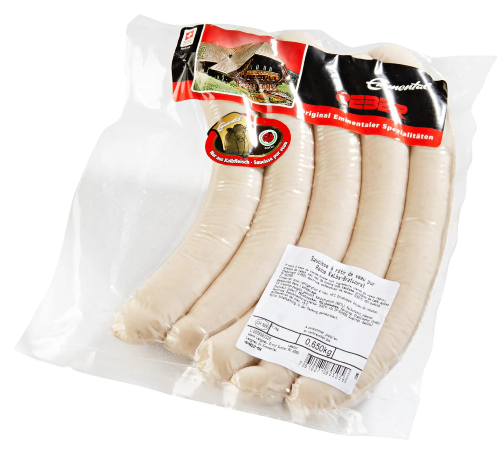 Suttero Reine Kalbsbratwurst