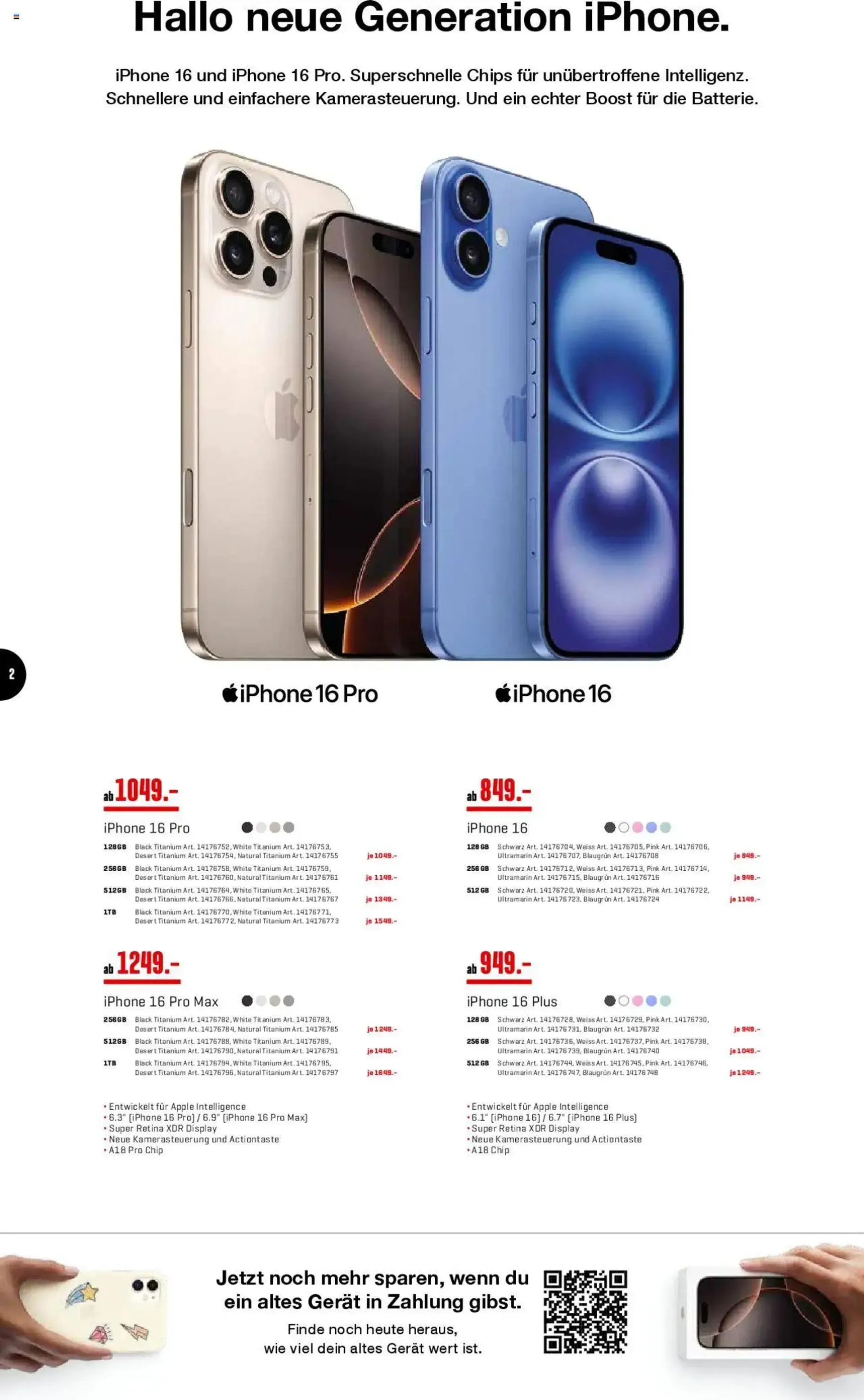 Interdiscount Mobile Prospekt von 21. Oktober bis 10. November 2024 - Prospekt seite  2