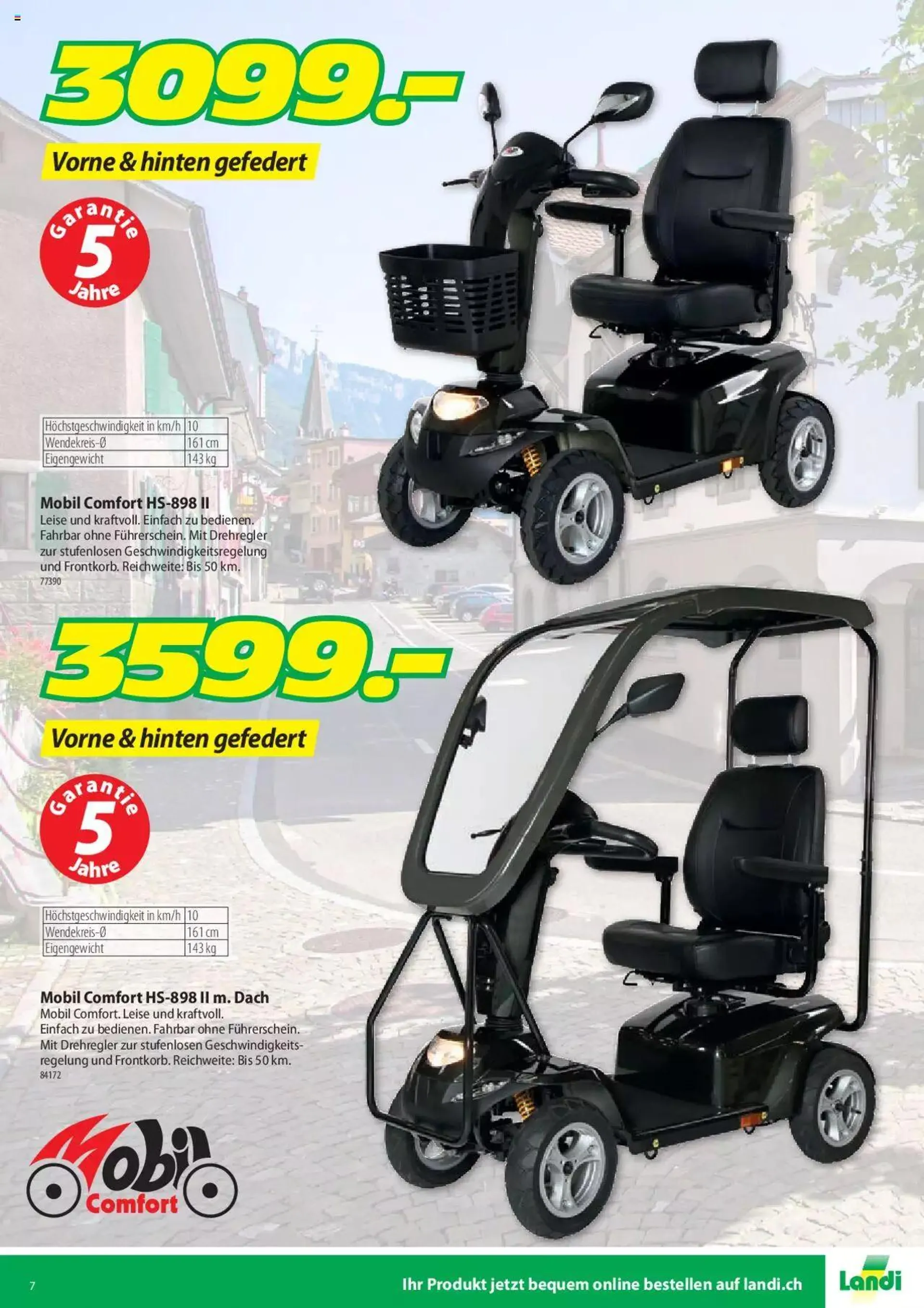 Landi Mobil Comfort 2023 von 21. März bis 31. Dezember 2023 - Prospekt seite  7