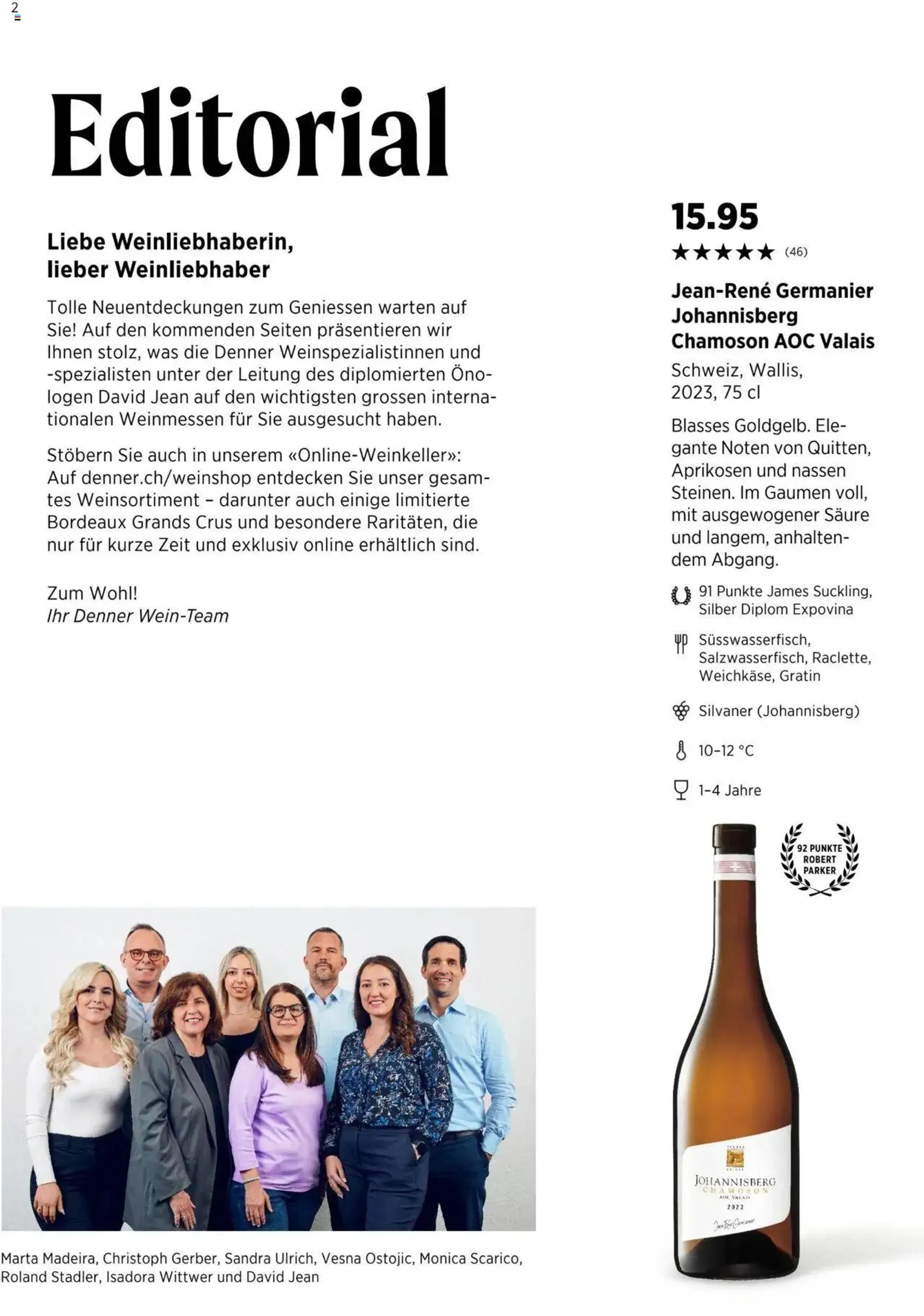 Denner Aktionen Wine Guide 2024/2025 von 11. September bis 31. Dezember 2024 - Prospekt seite  2