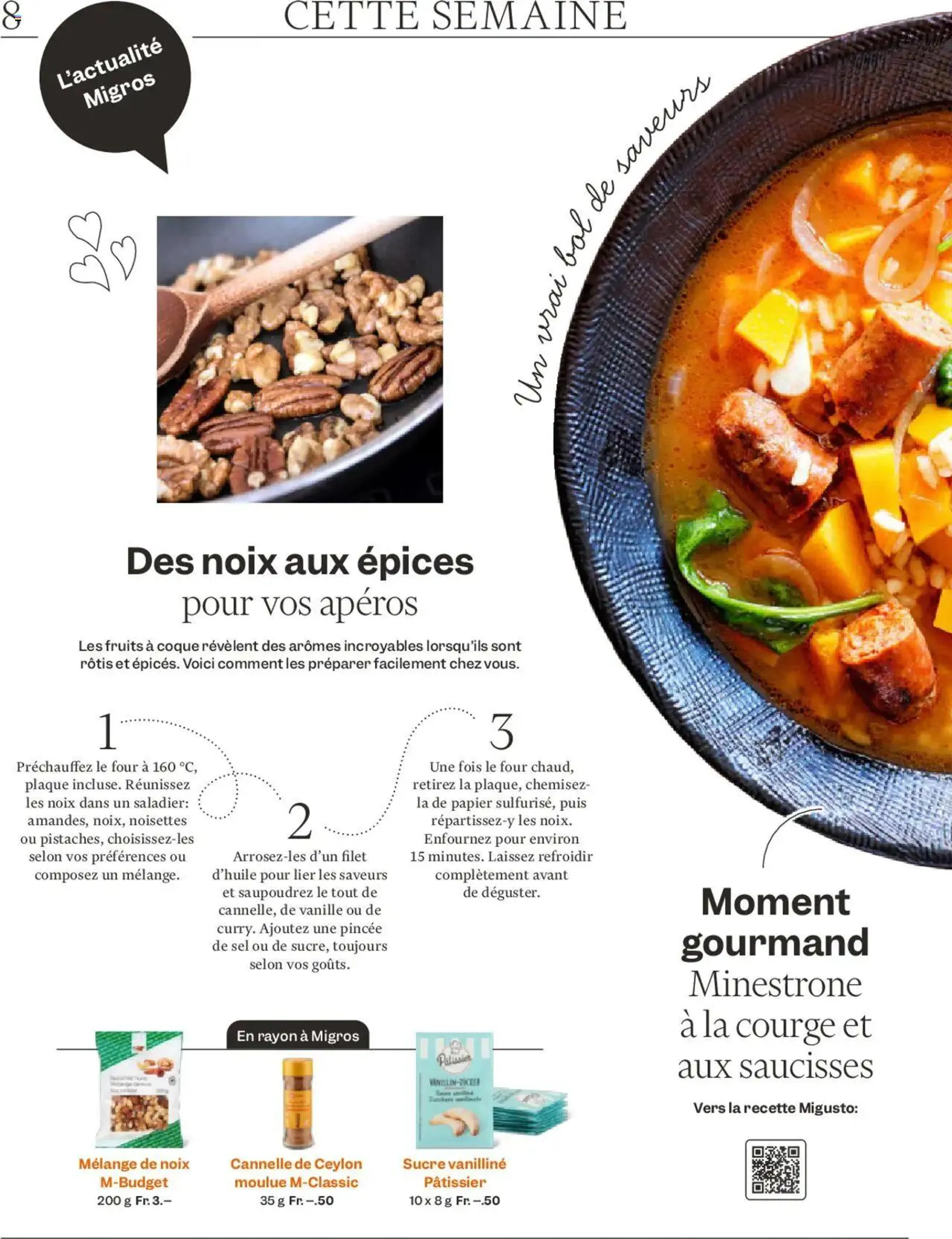 Migros Magazin FR von 21. Oktober bis 27. Oktober 2024 - Prospekt seite  8