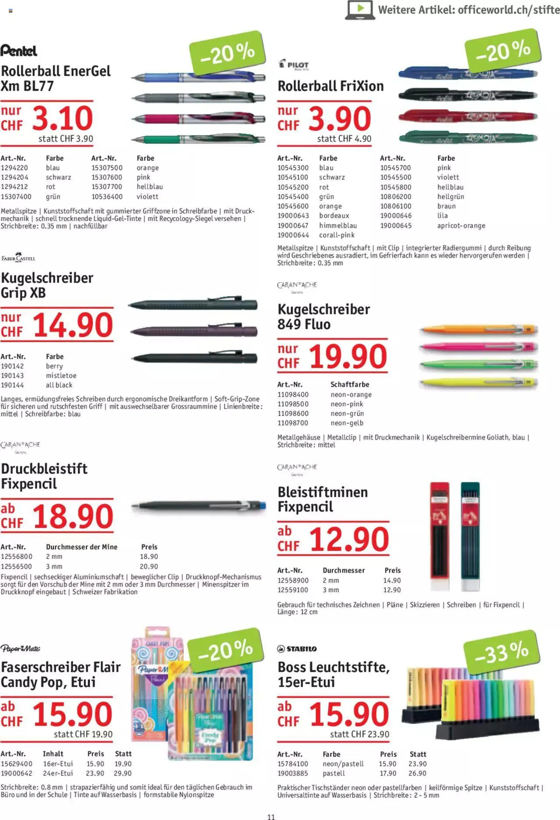 Office World Aktionen von 30. November bis 27. Dezember 2023 - Prospekt seite  11