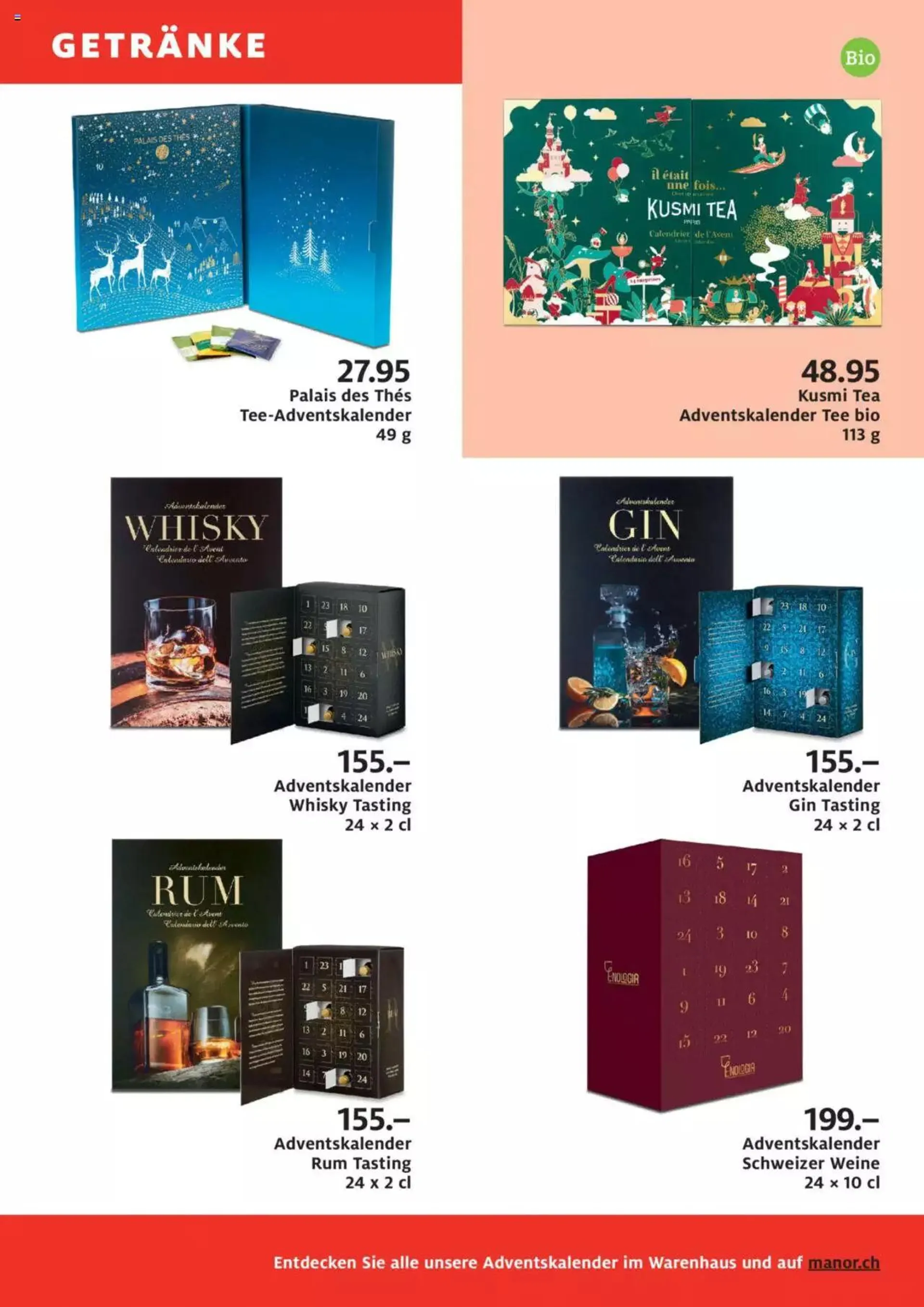 Manor Adventskalender von 19. Oktober bis 31. Dezember 2023 - Prospekt seite  5