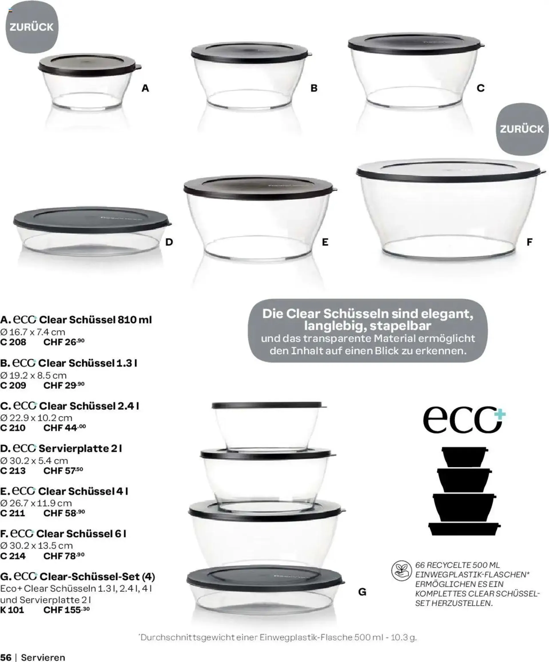 Tupperware Aktionen Herbst / Winter 2024/25 von 2. September bis 31. Dezember 2024 - Prospekt seite  56