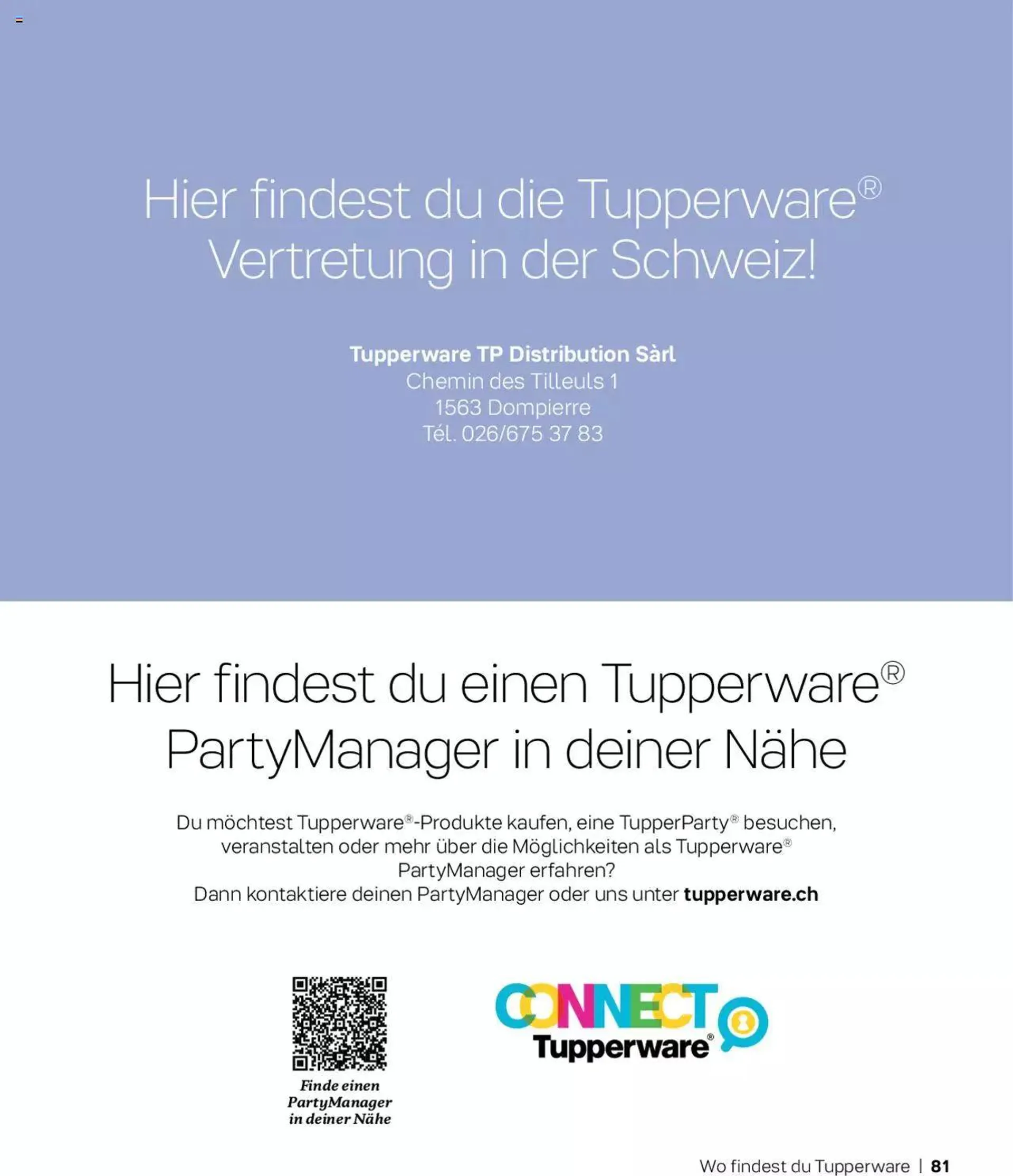 Tupperware Aktionen Herbst / Winter 2023 von 1. November bis 31. Dezember 2023 - Prospekt seite  81