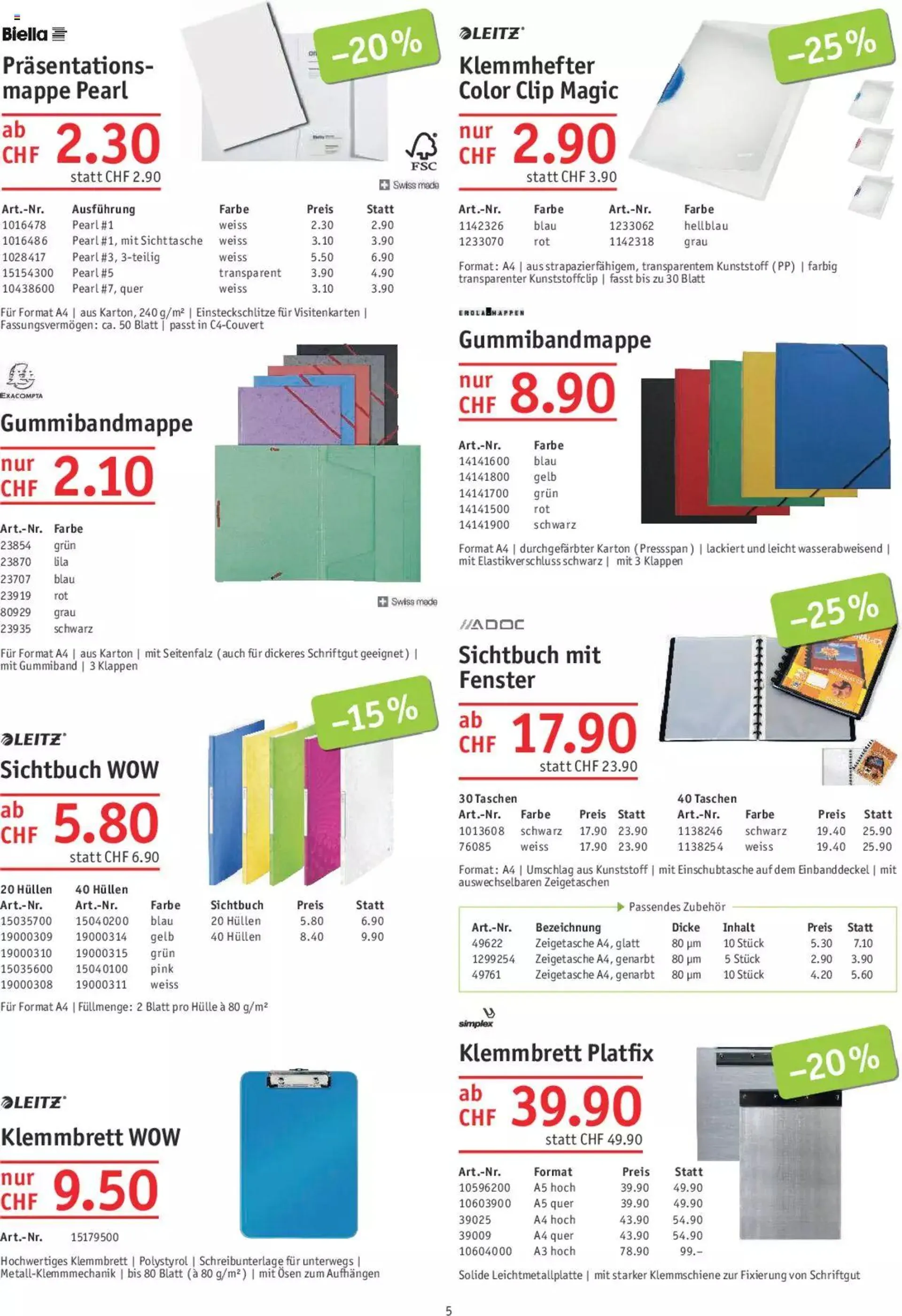 Office World Aktionen von 26. Oktober bis 29. November 2023 - Prospekt seite  5