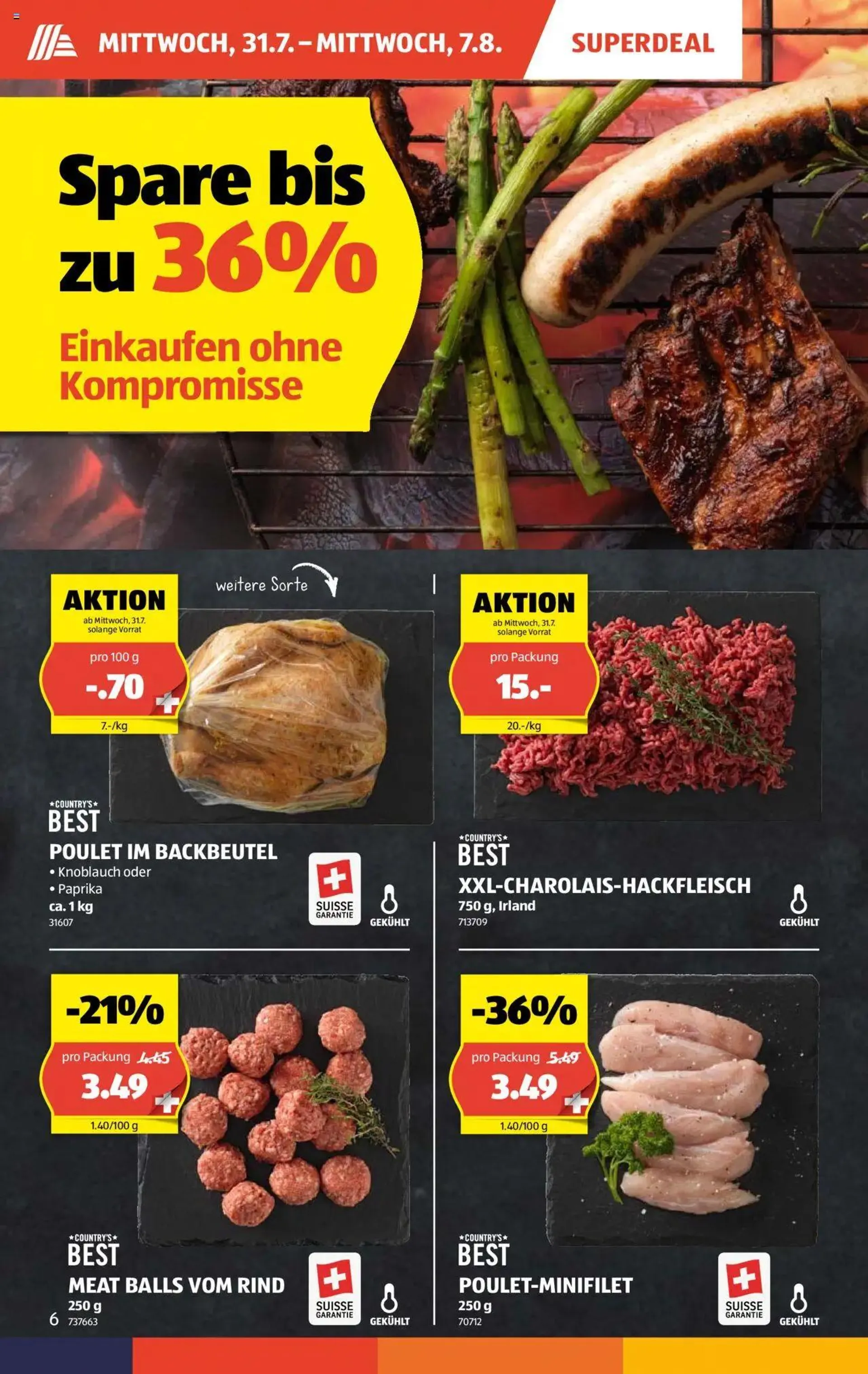 Aldi Aktionen von 31. Juli bis 7. August 2024 - Prospekt seite  6