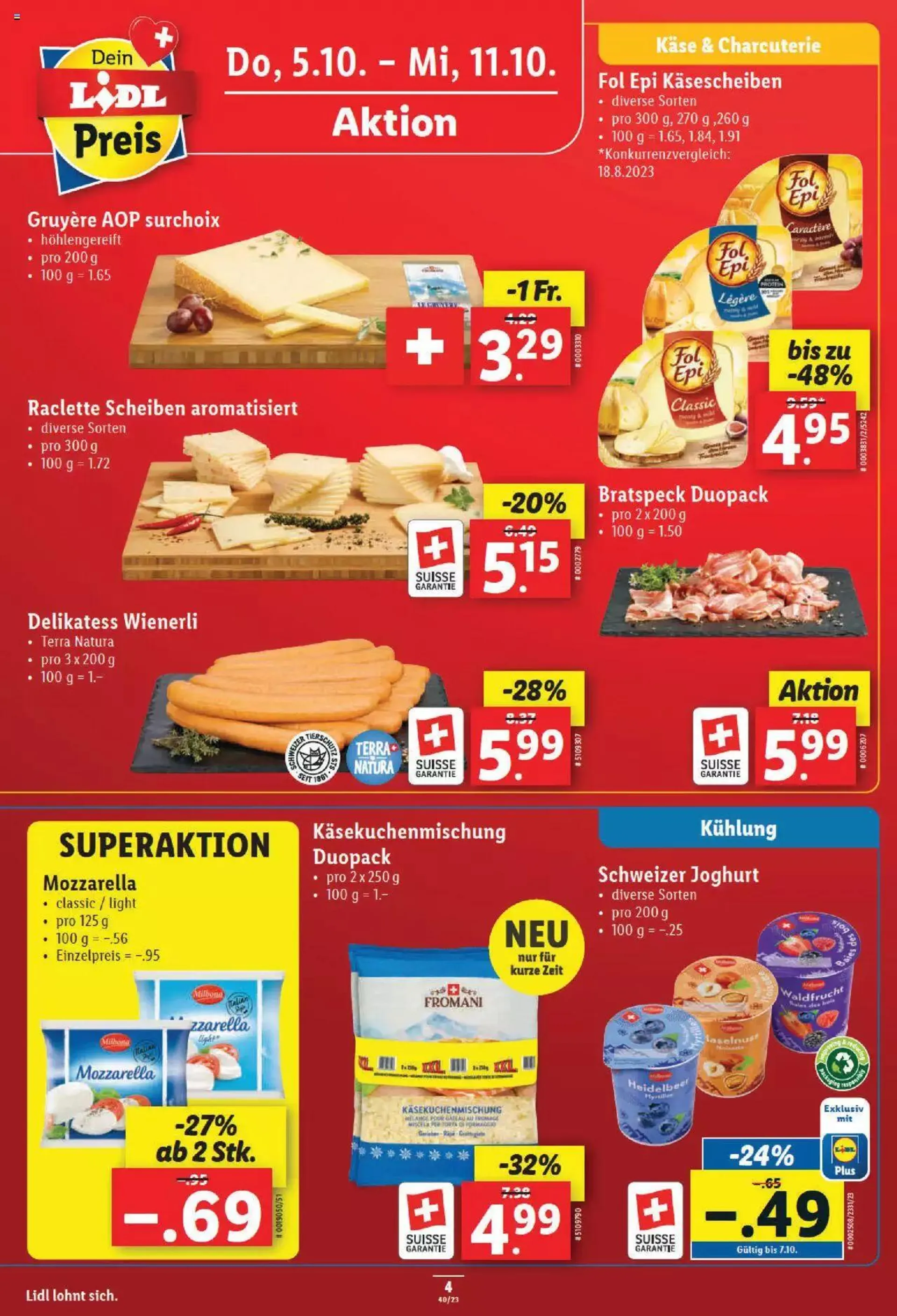 Lidl Aktionen von 5. Oktober bis 11. Oktober 2023 - Prospekt seite  4