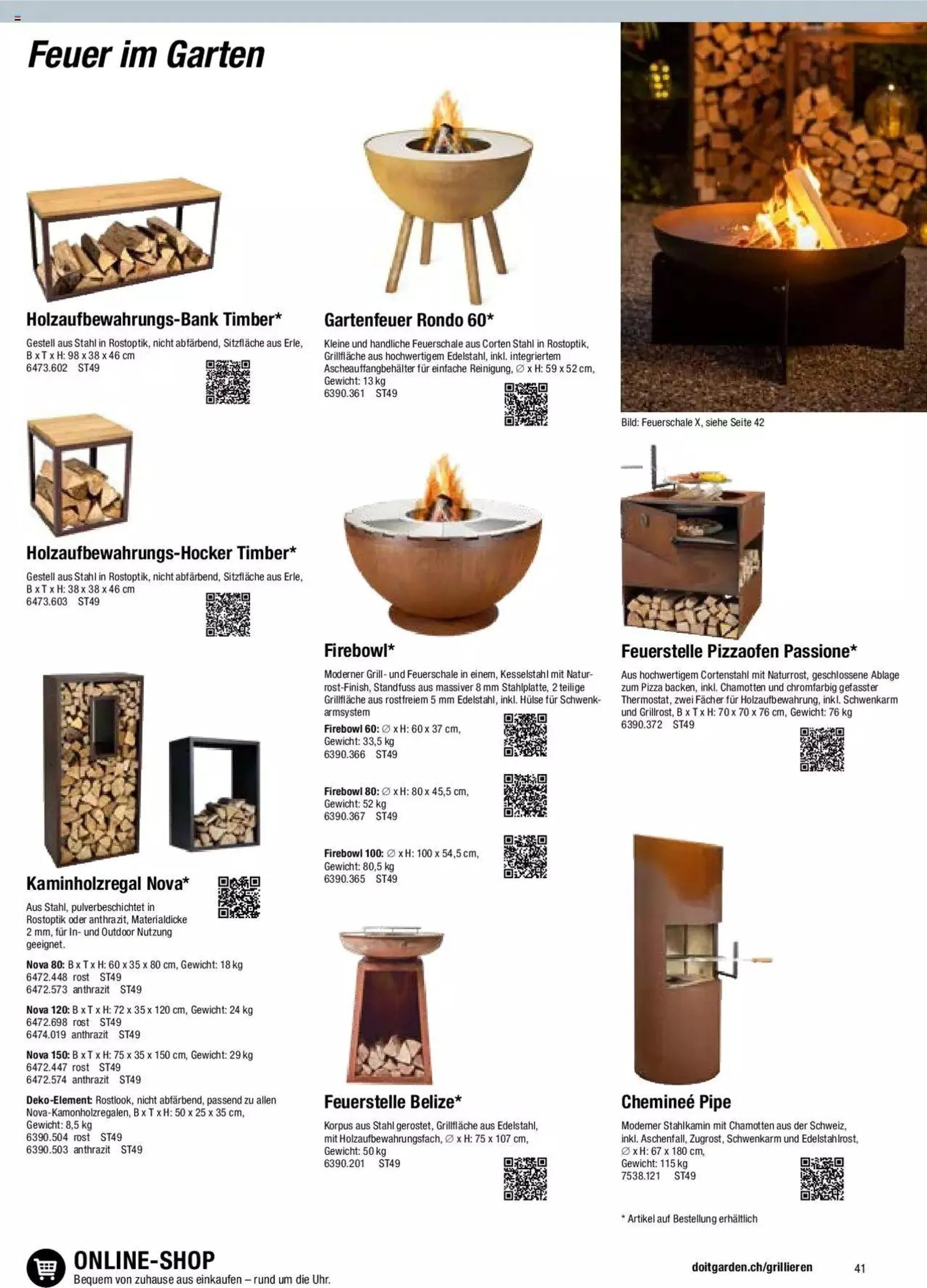 DO IT+GARDEN MIGROS Aktionen Grill von 26. Februar bis 31. Dezember 2024 - Prospekt seite  41