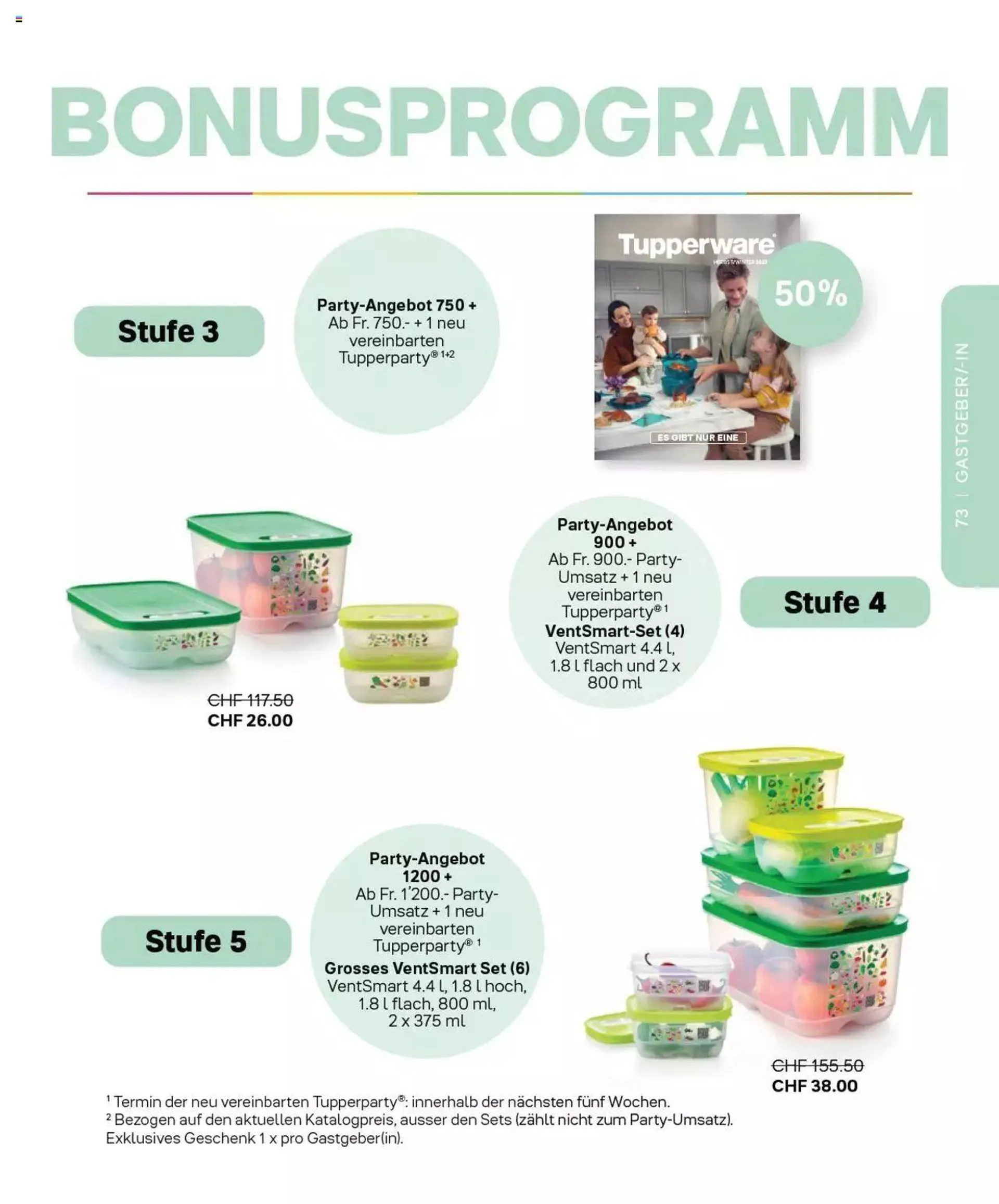 Tupperware - Herbst / Winter 2022-23 von 1. September bis 31. Dezember 2023 - Prospekt seite  73