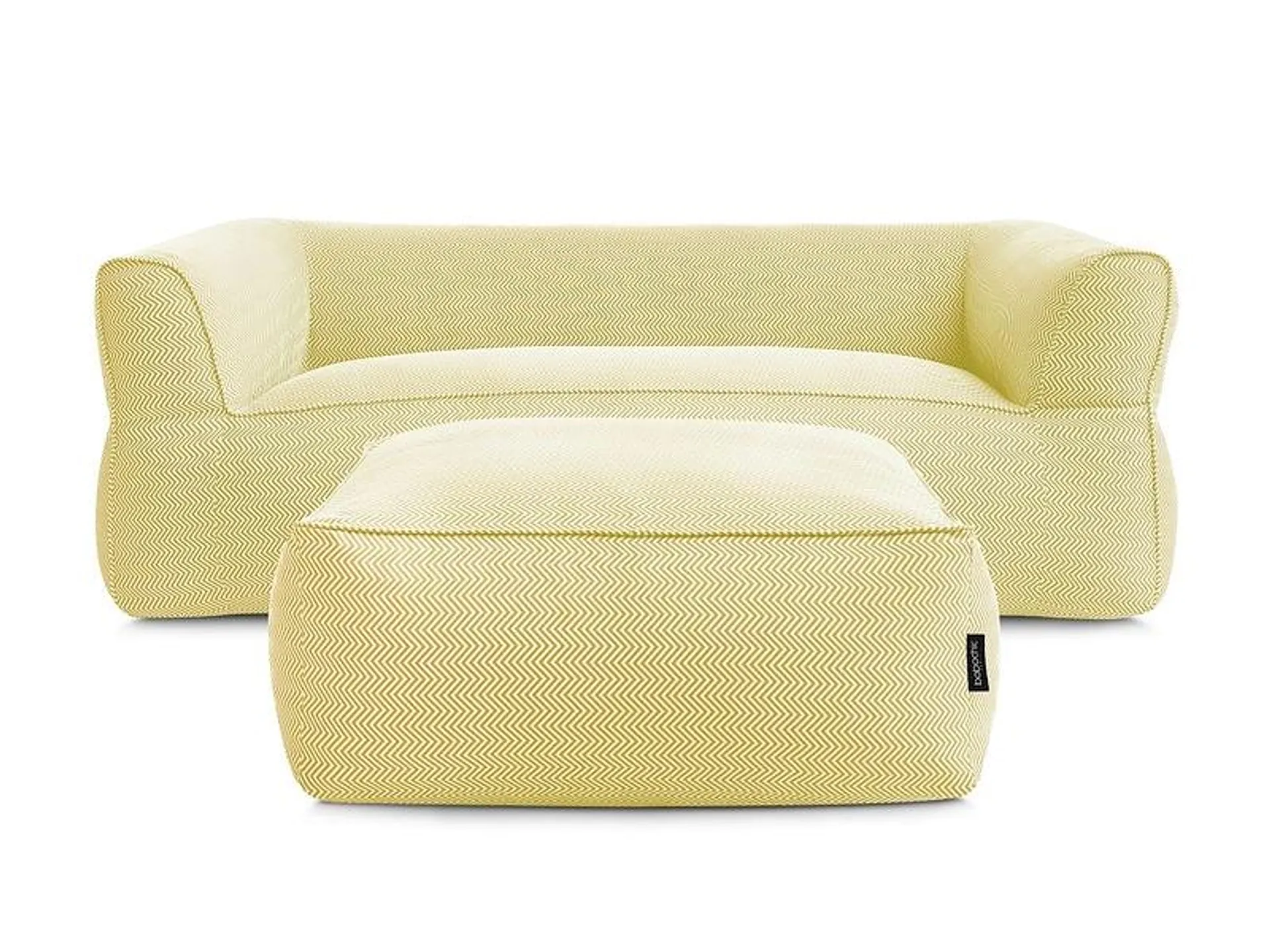 3er Gartensofa mit Hocker BOBOCHIC NOUR