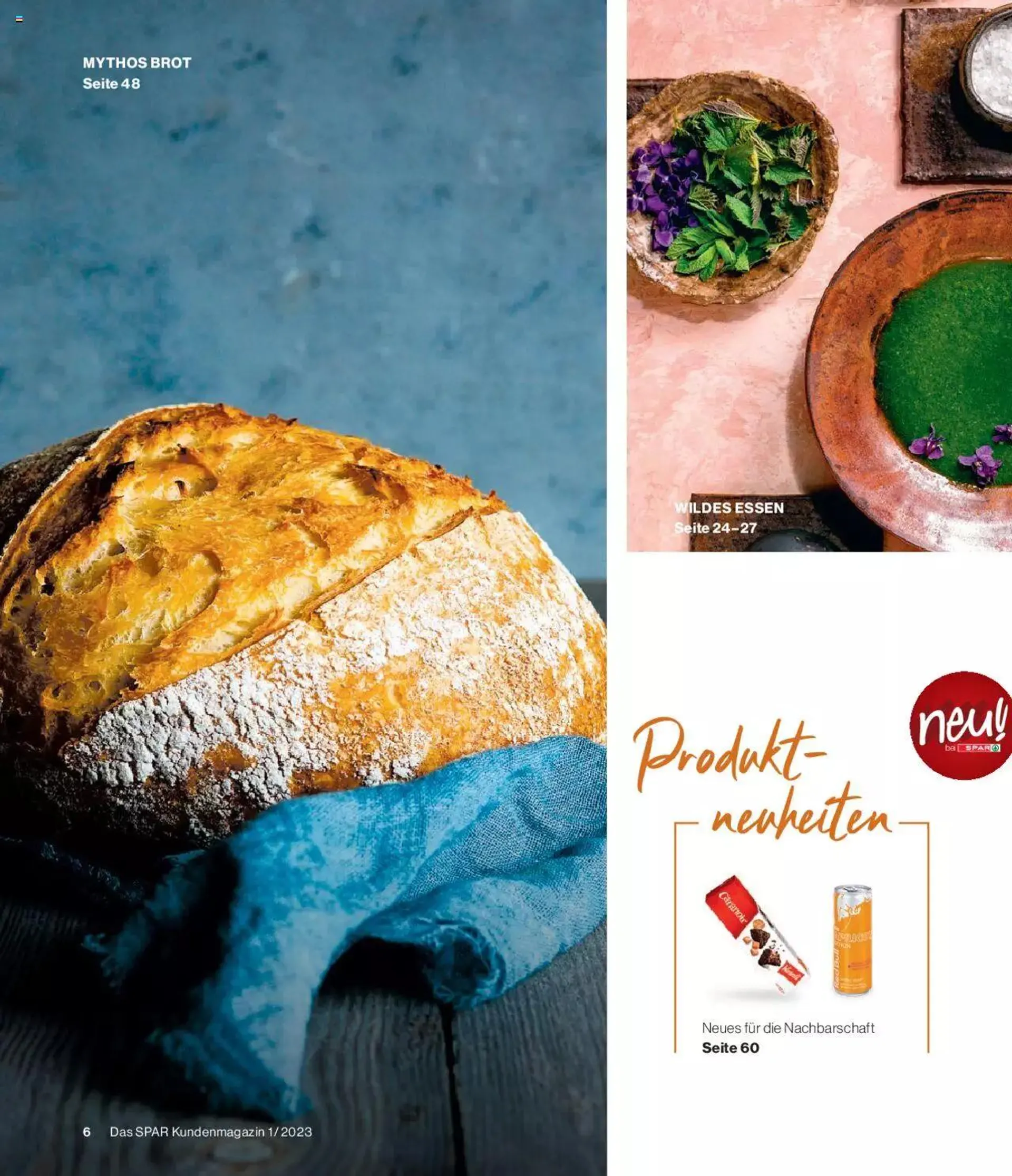 SPAR Kundenmagazin von 2. März bis 31. Dezember 2023 - Prospekt seite  6