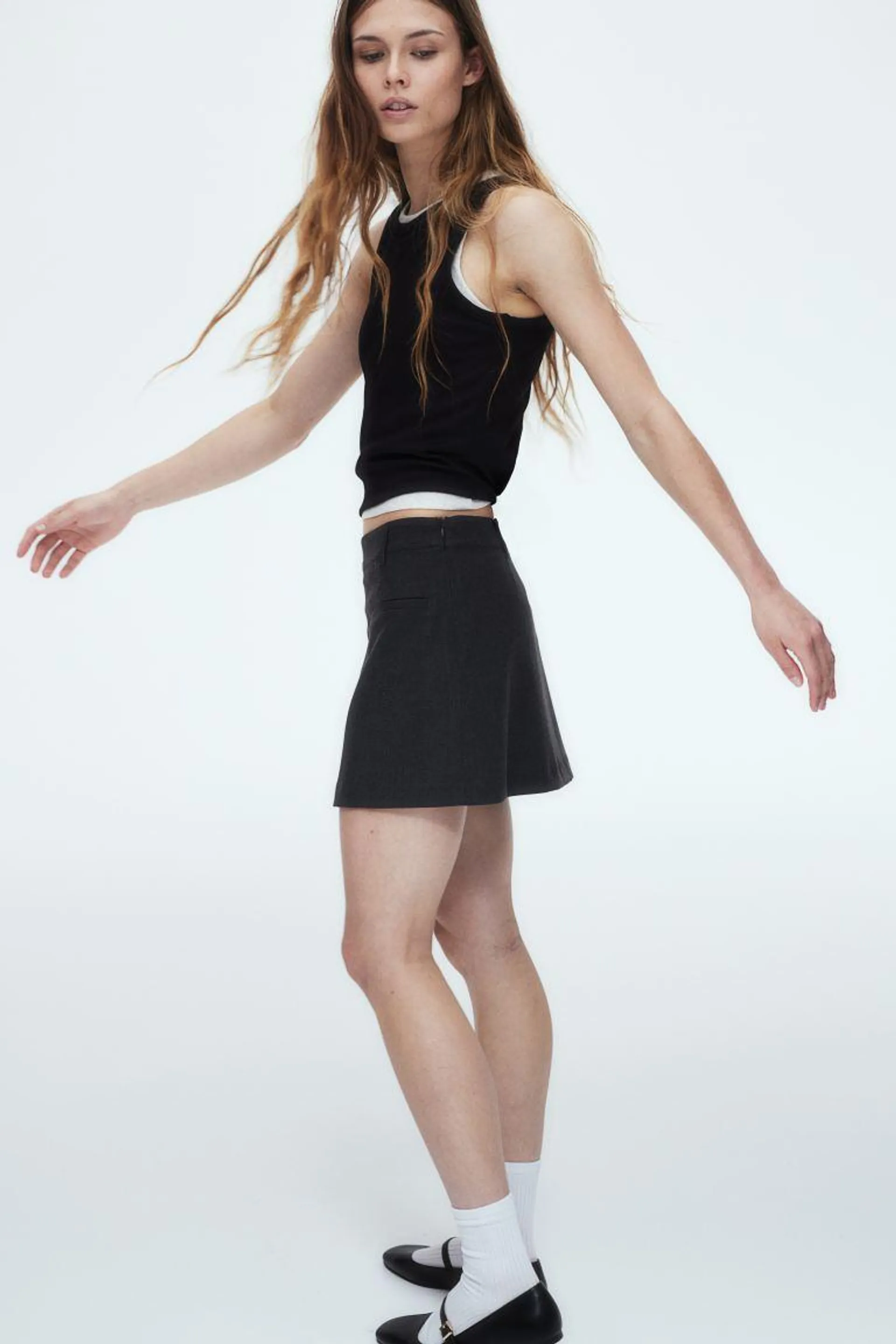 Ribbed vest top