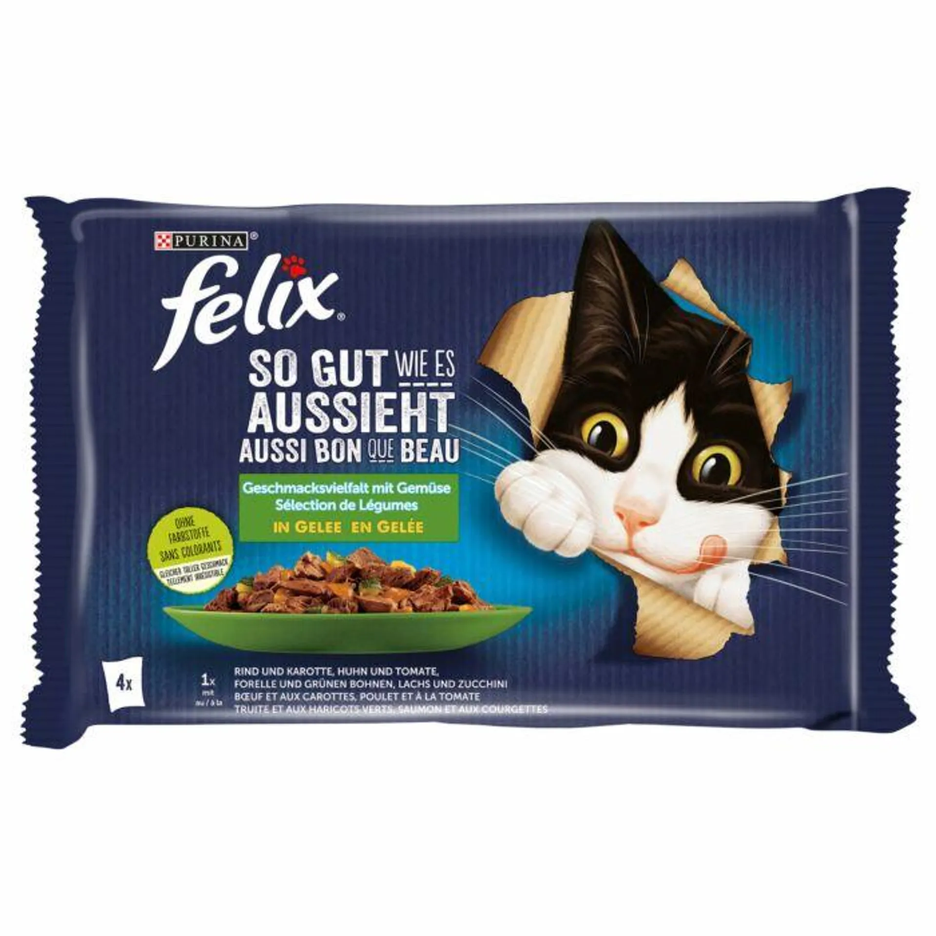 Felix So gut wie es aussieht Geschmacksvielfalt mit Gemüse in Gelee