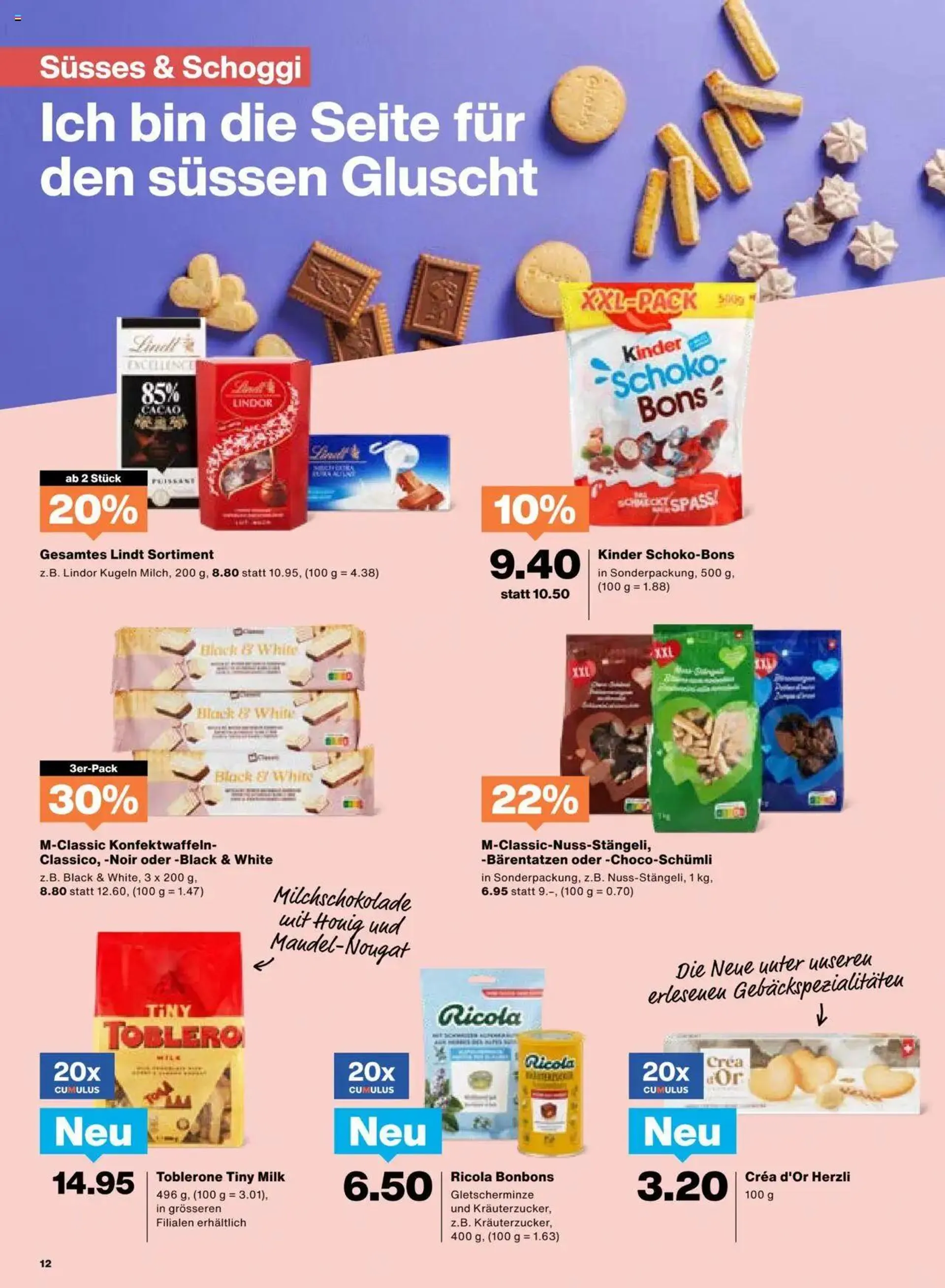 Migros Aktionen von 15. Oktober bis 21. Oktober 2024 - Prospekt seite  12