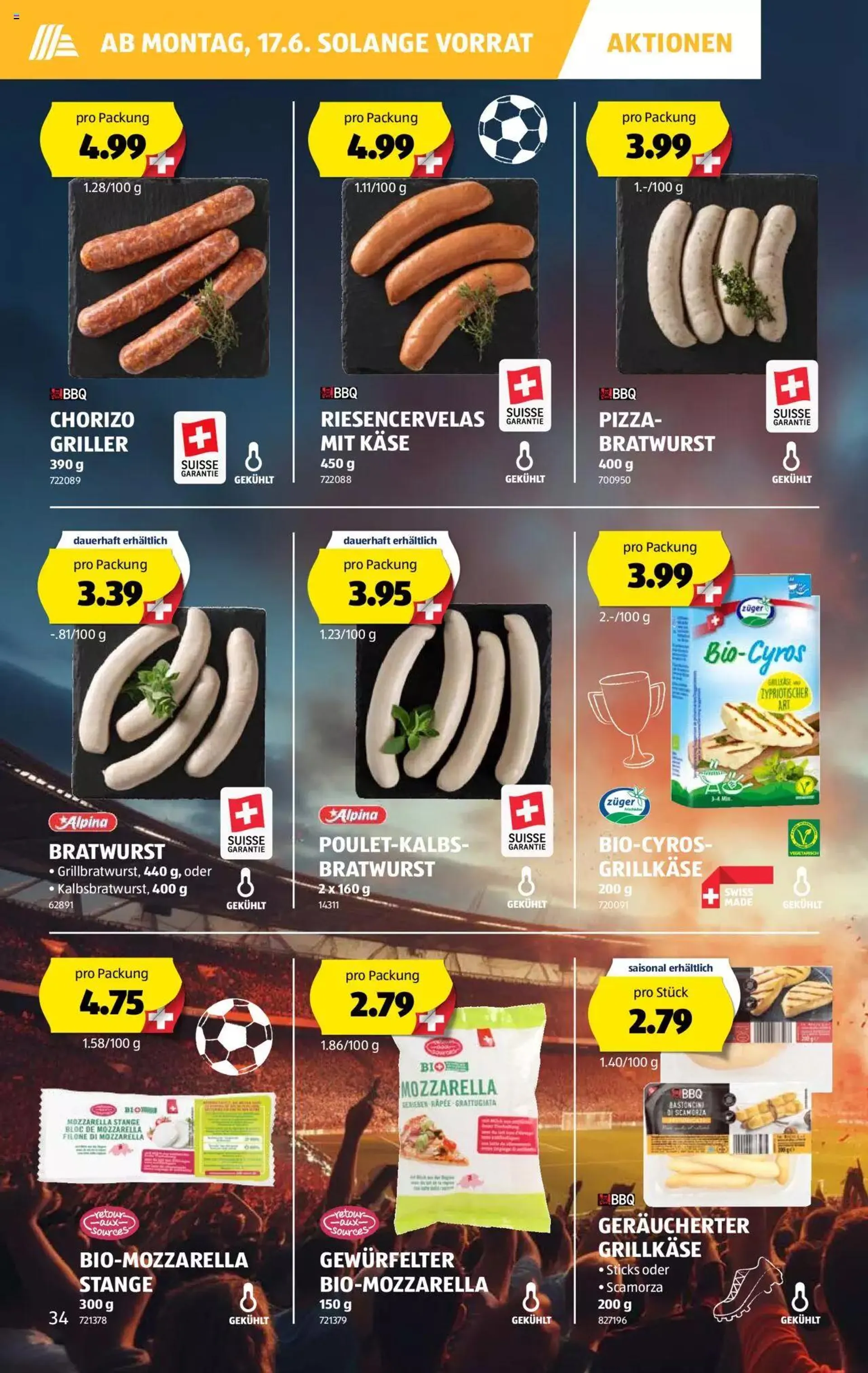 Aldi Aktionen von 13. Juni bis 19. Juni 2024 - Prospekt seite  34