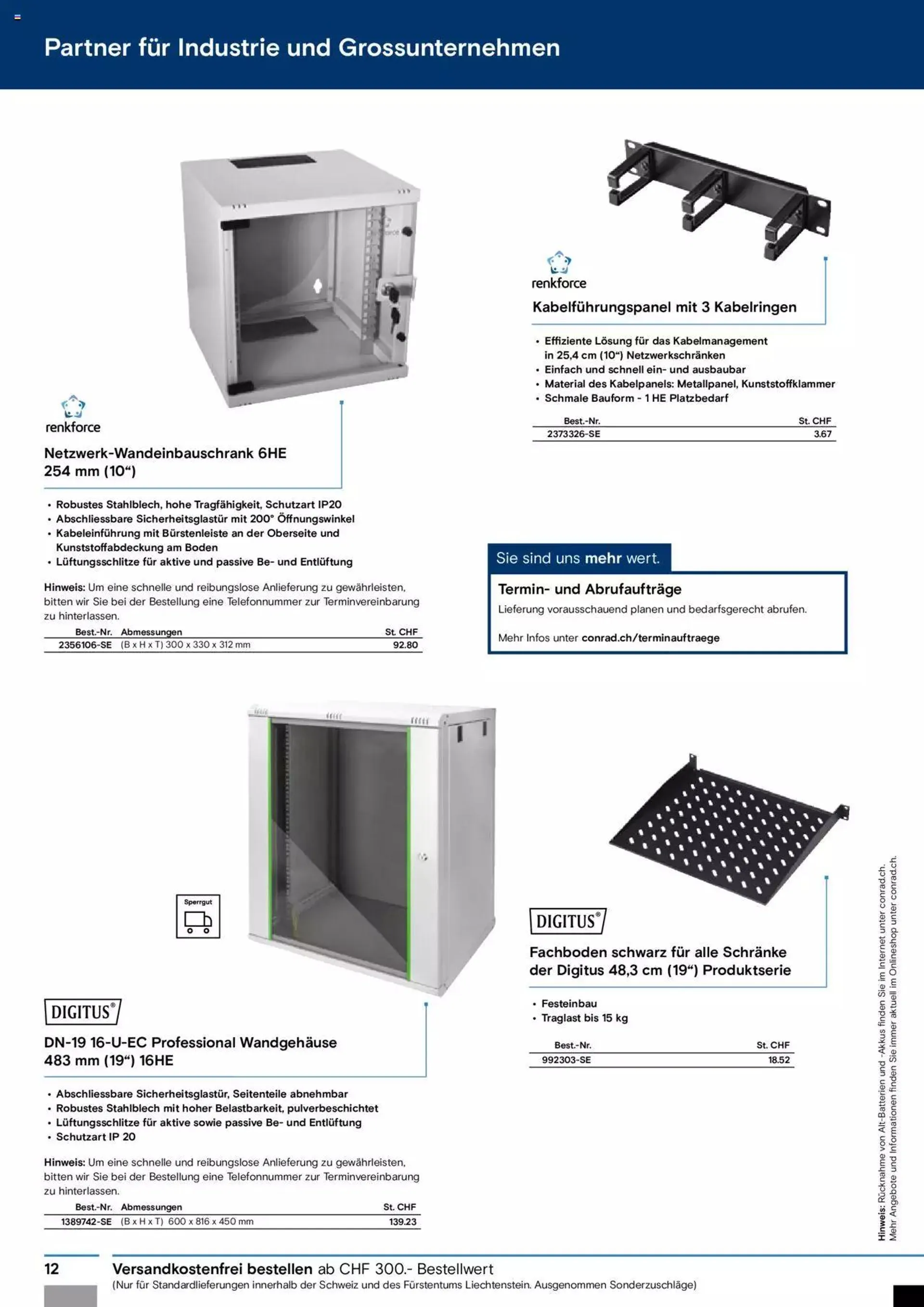 Conrad Automation und Robotik von 18. Juli bis 31. Dezember 2023 - Prospekt seite  12