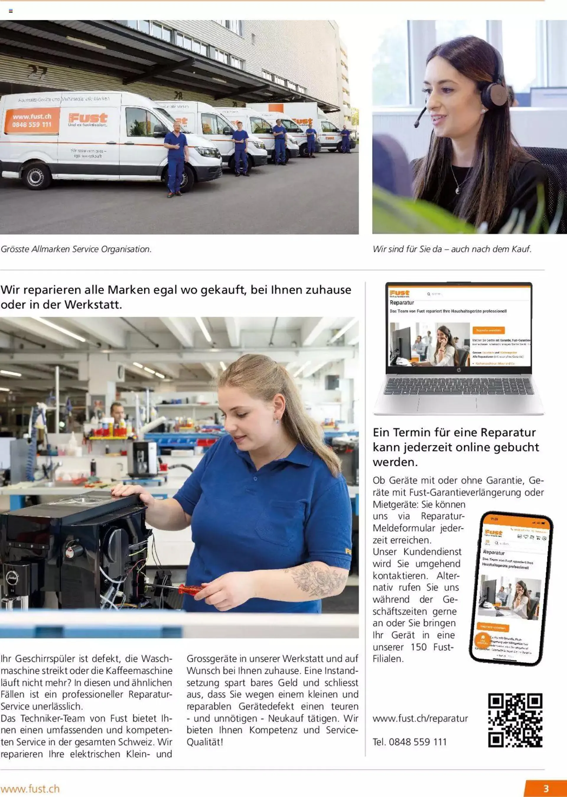 Fust Aktionen Einbaupost von 31. Januar bis 31. Dezember 2024 - Prospekt seite  3