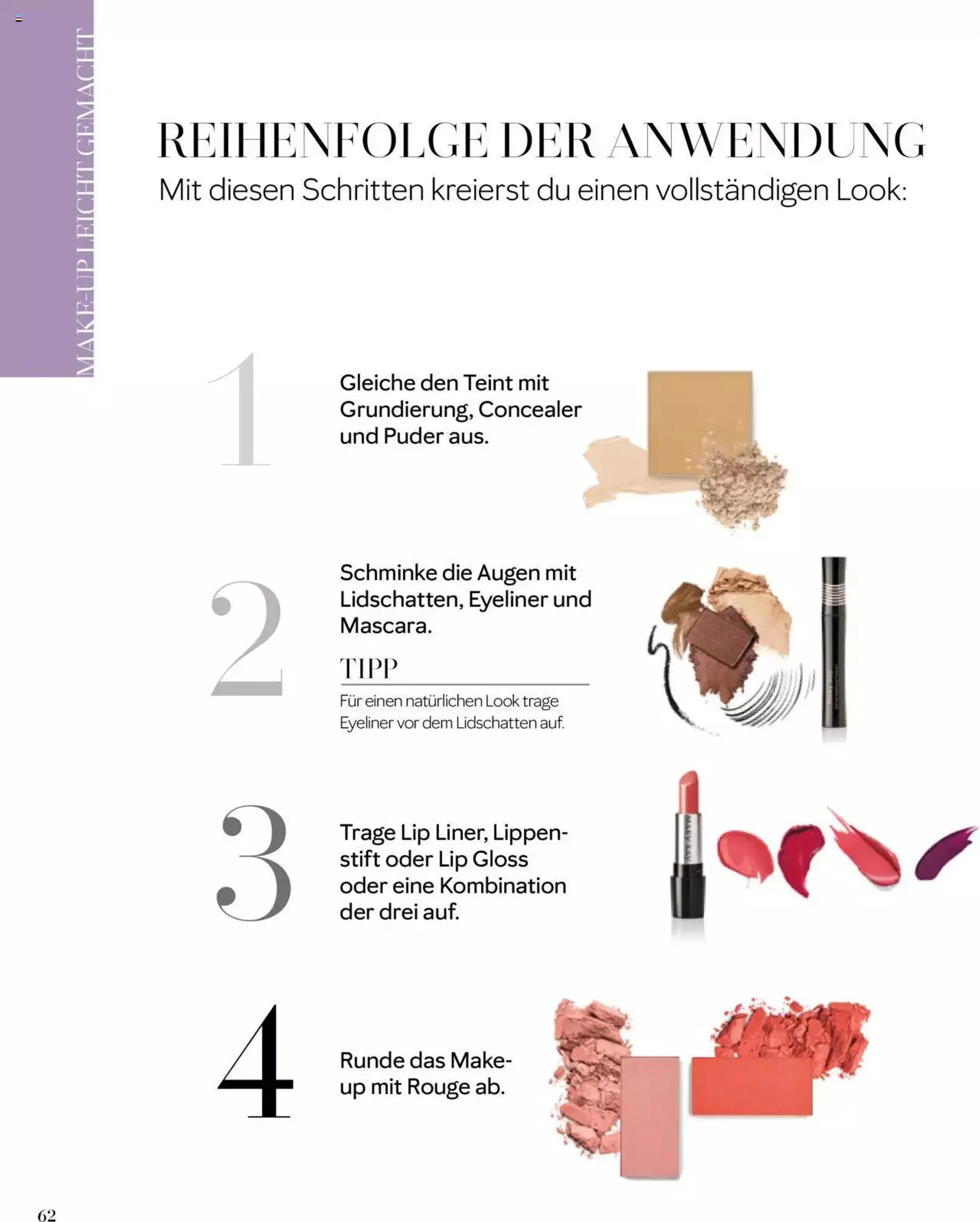 Mary Kay - Make-up Trainer von 16. September bis 31. Dezember 2023 - Prospekt seite  62