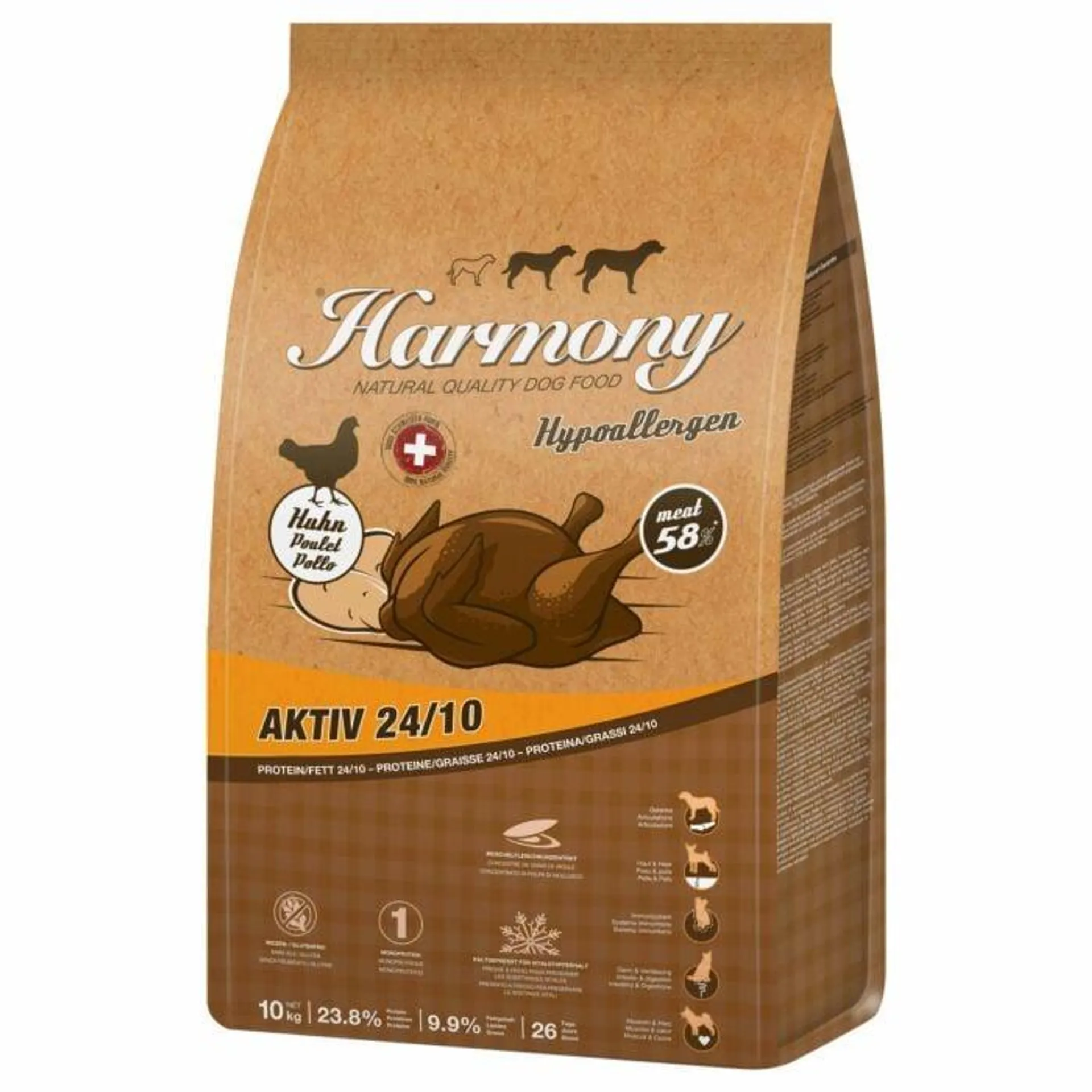 Harmony Dog Natural Hypoallergen Aktiv