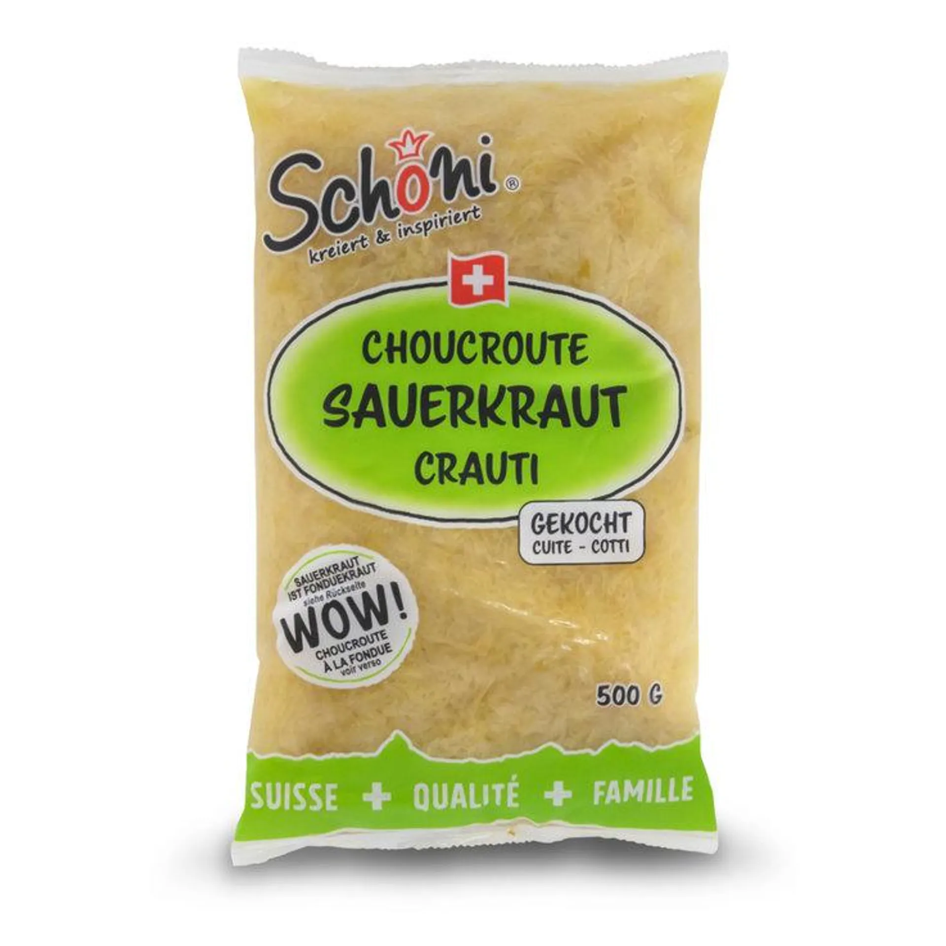 Schöni Sauerkraut gekocht