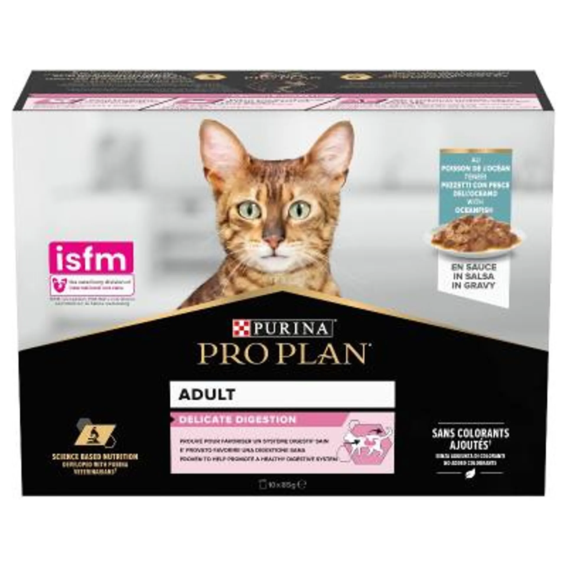 Pro Plan Cat Delicate Digestion Hochseefisch in Sauce 10x85g