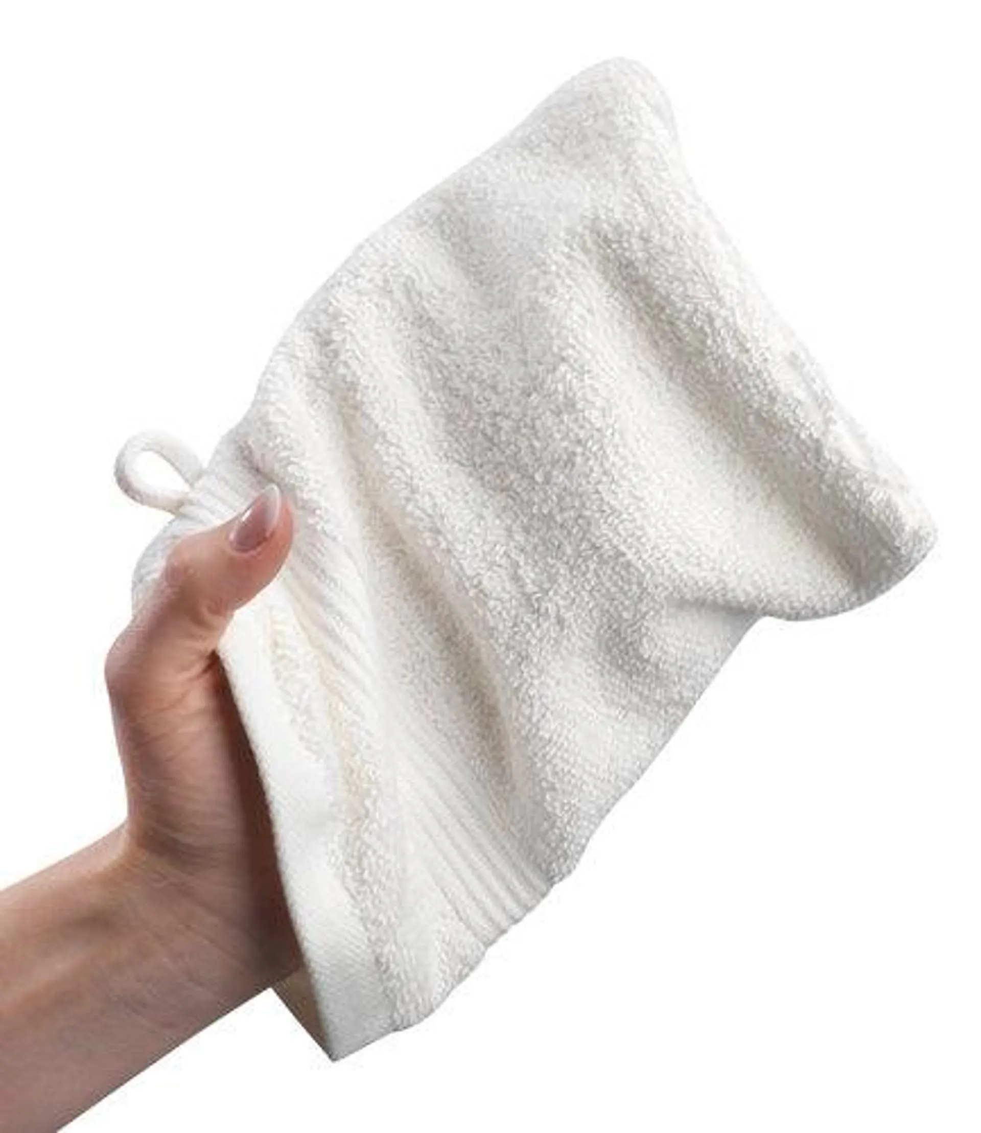 Waschhandschuh KARLSTAD 15x21 weiss KRONBORG